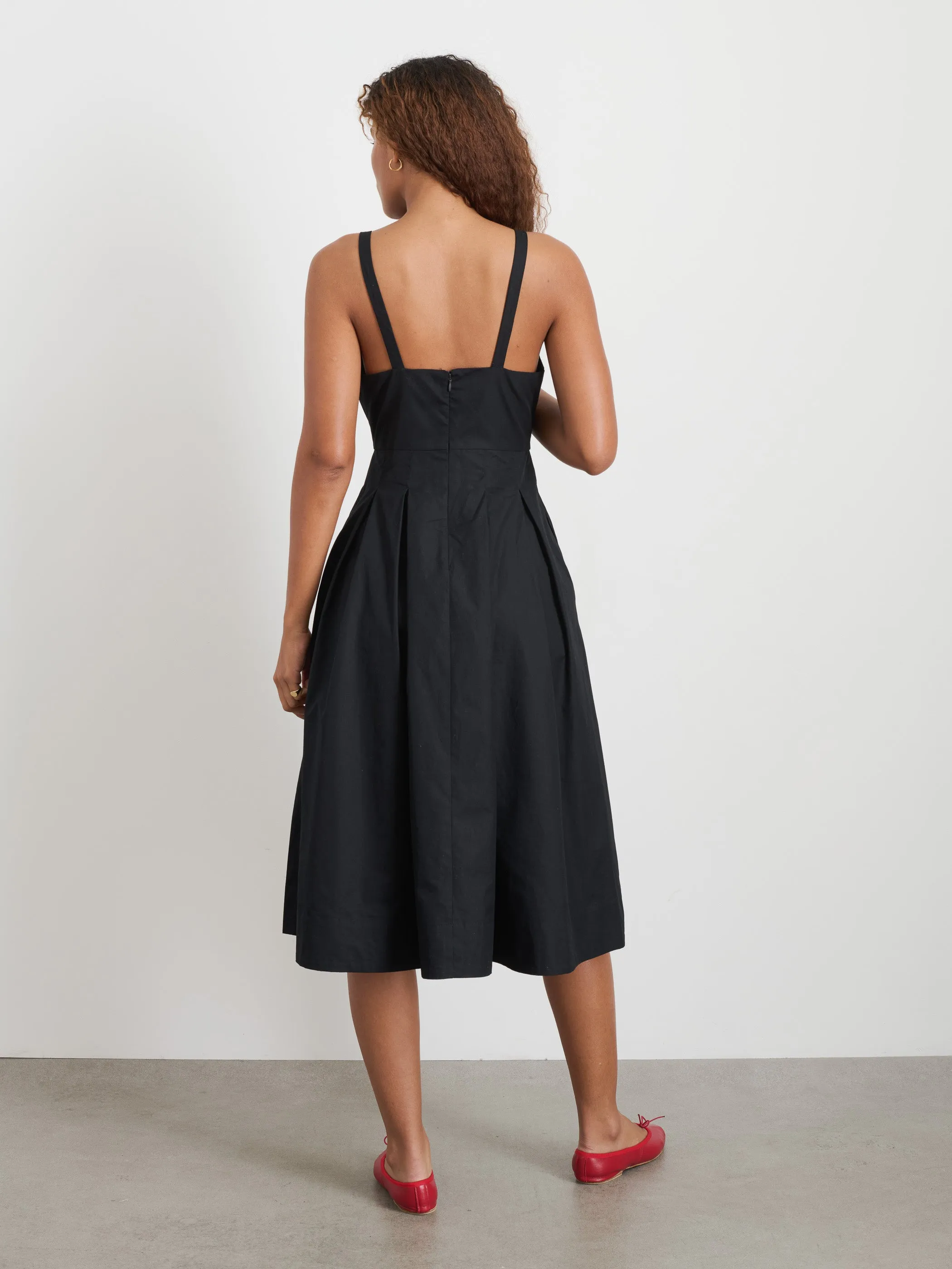 Abby Dress In Cotton Poplin