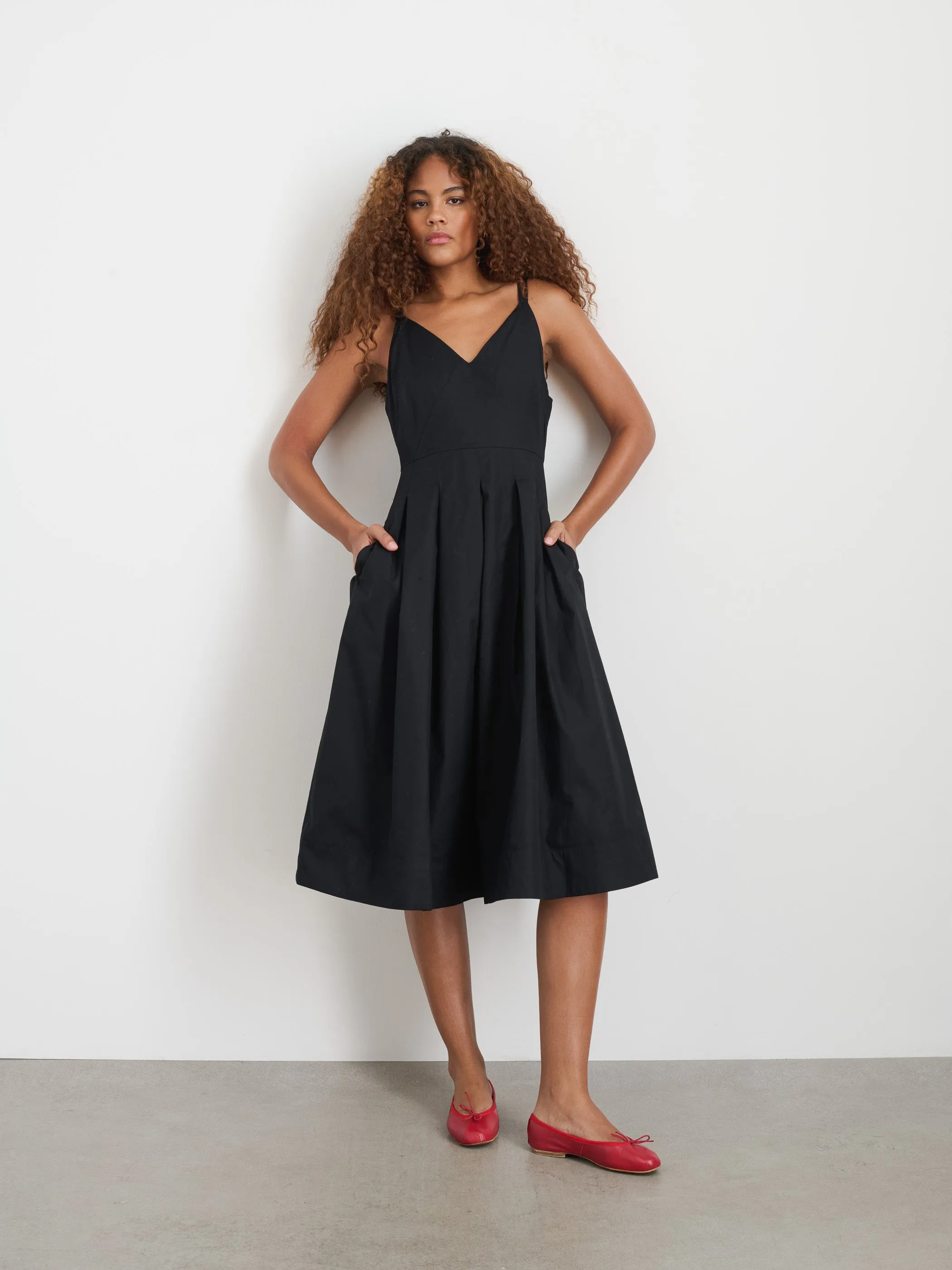 Abby Dress In Cotton Poplin