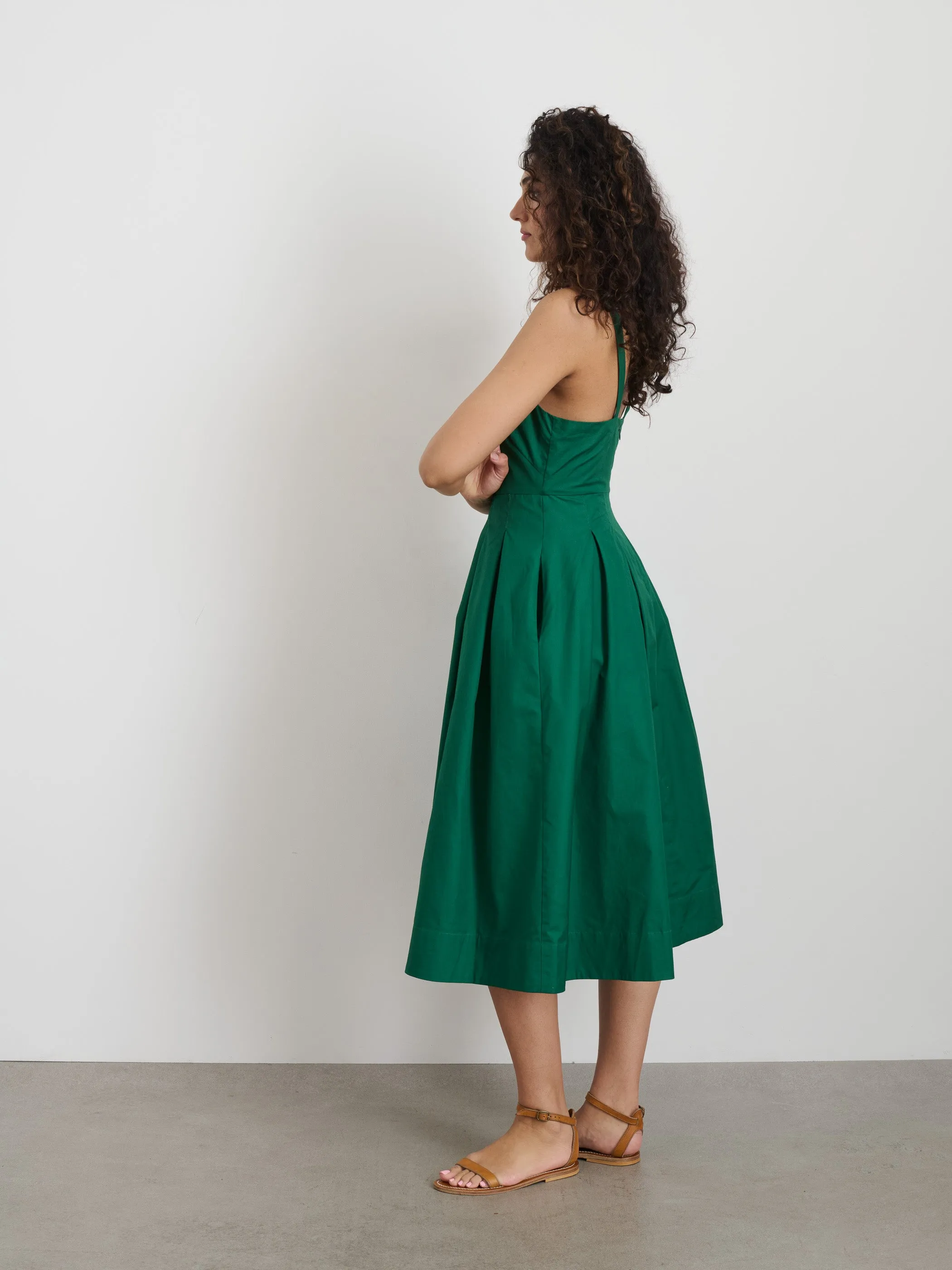 Abby Dress In Cotton Poplin
