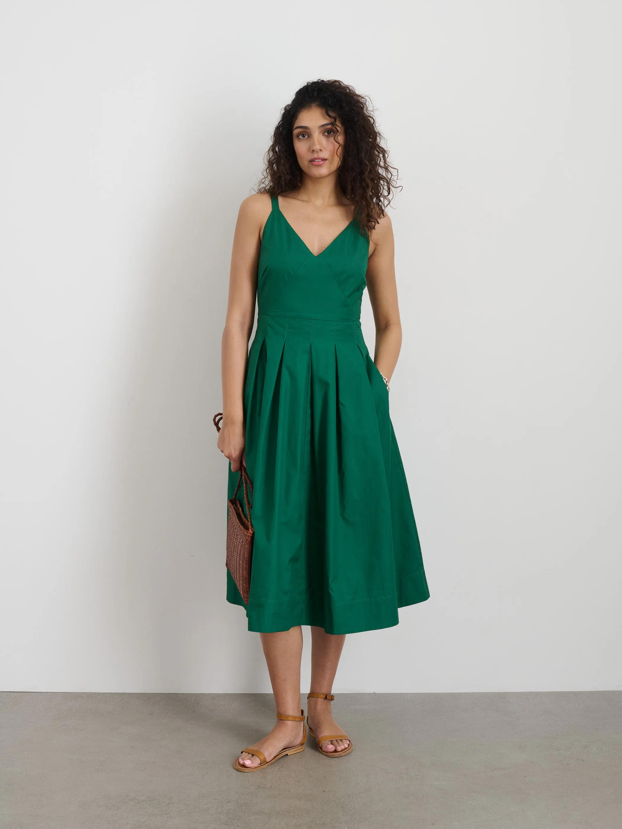 Abby Dress In Cotton Poplin