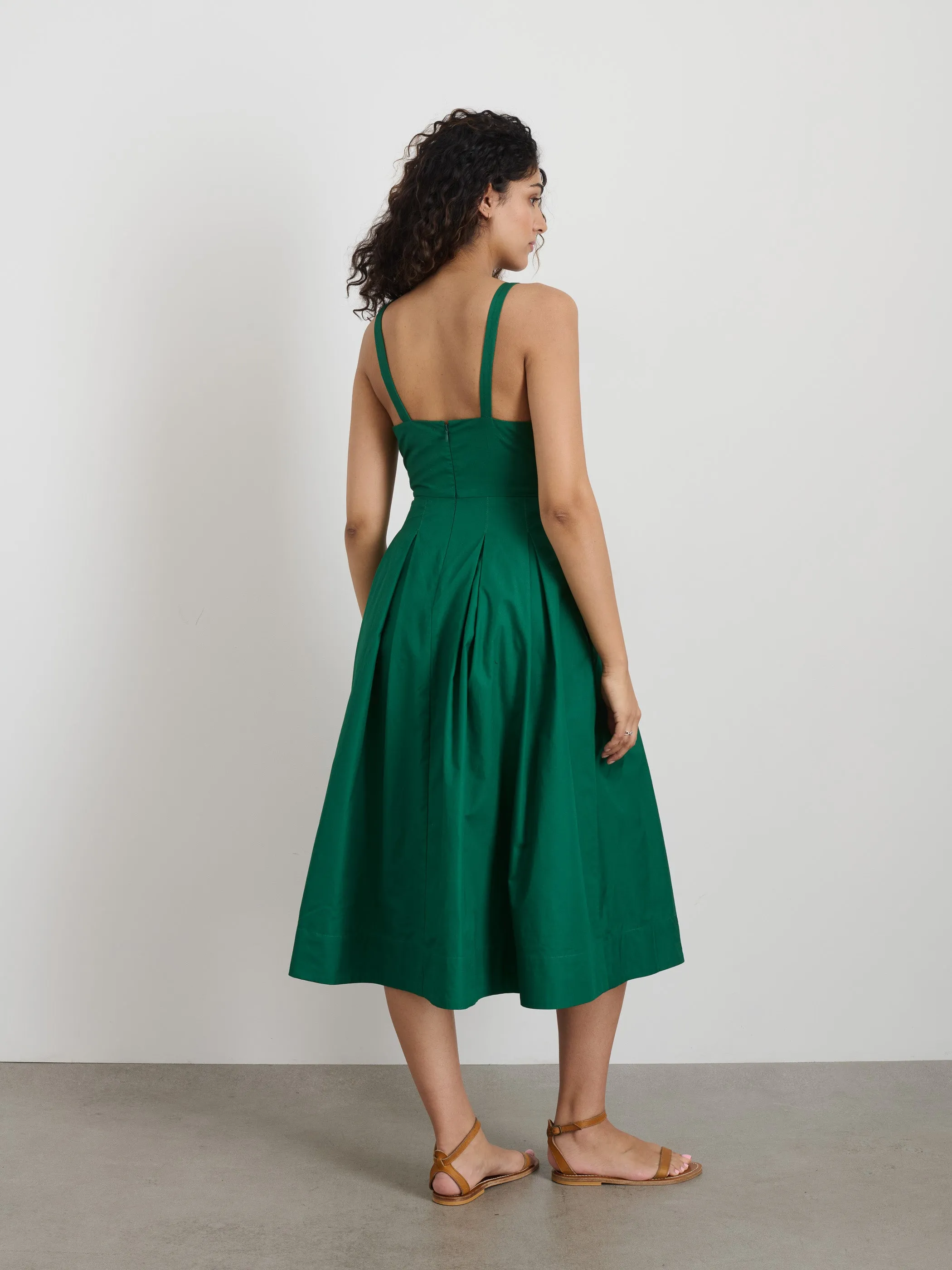 Abby Dress In Cotton Poplin
