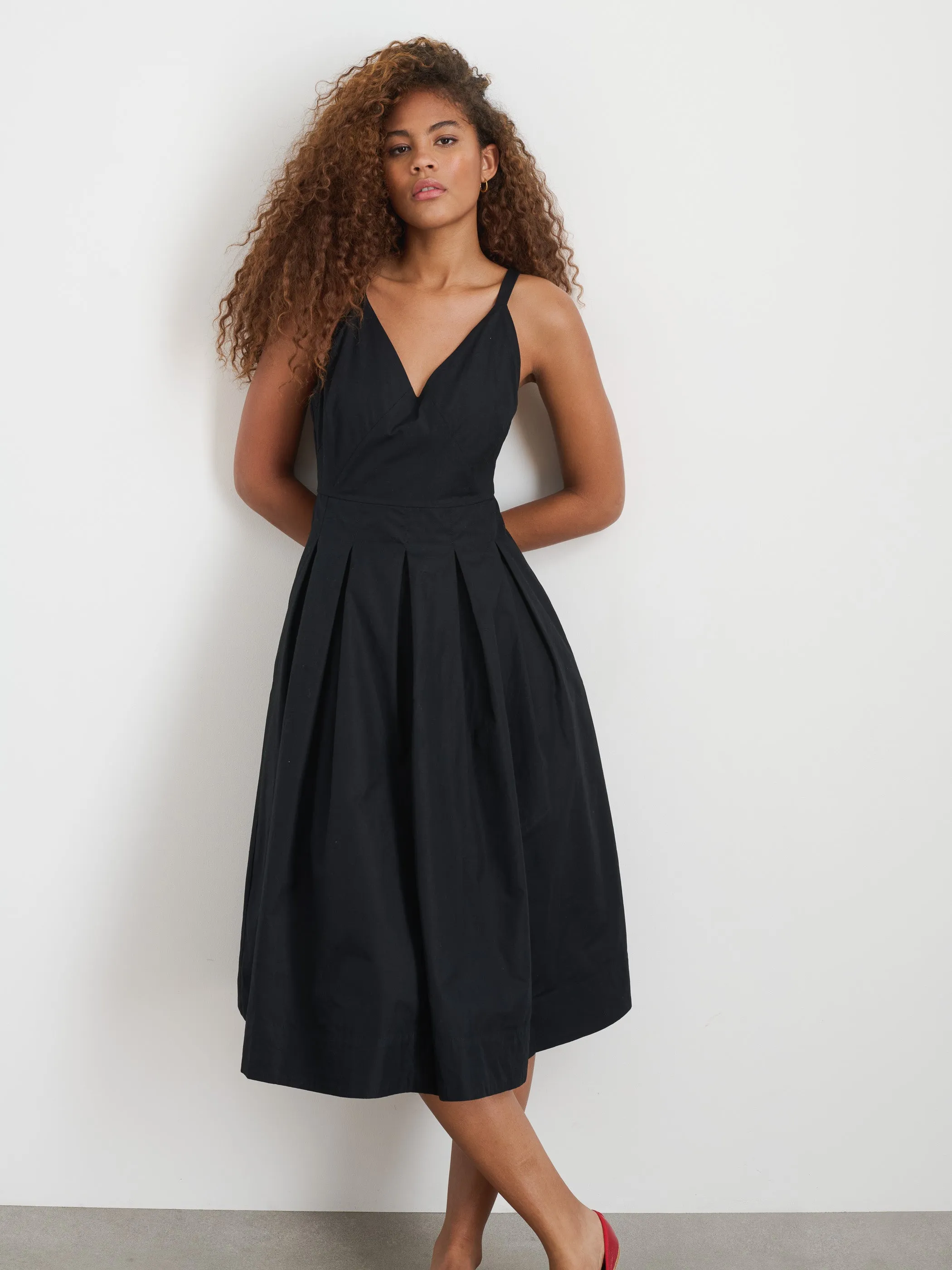 Abby Dress In Cotton Poplin