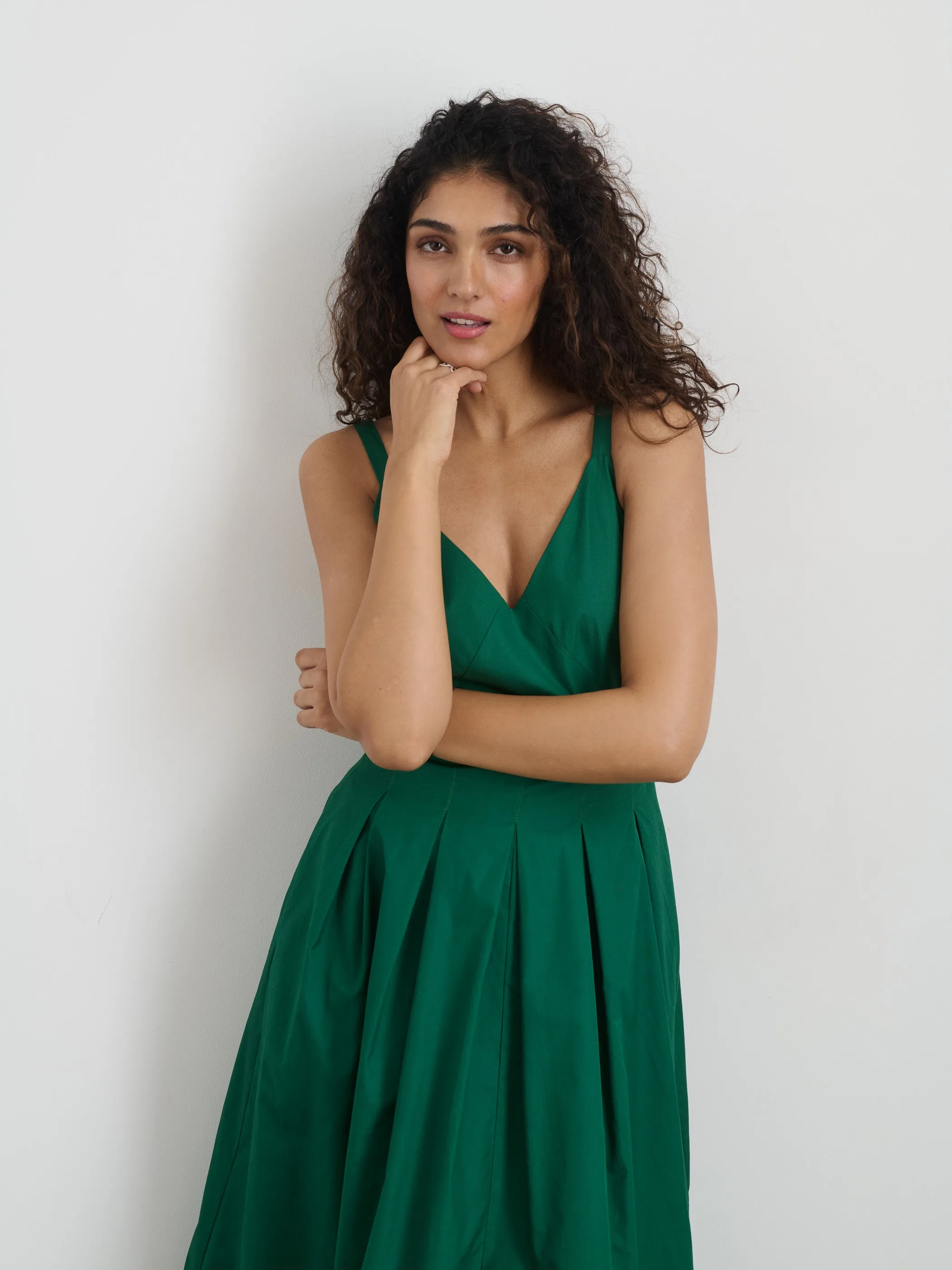 Abby Dress In Cotton Poplin