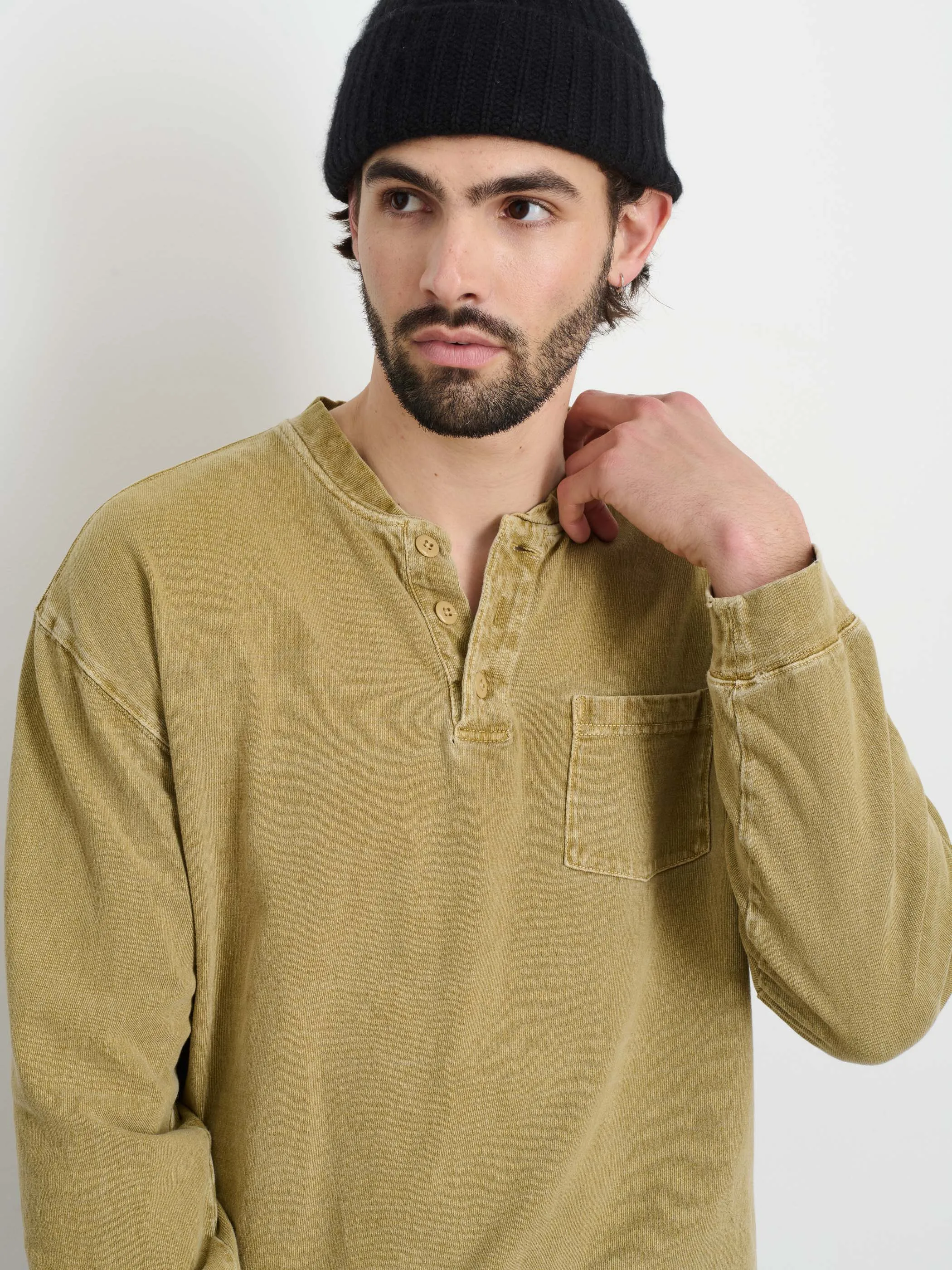 Alan Henley In Heavyweight Cotton