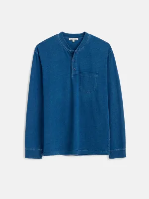 Alan Henley In Indigo Slub Cotton