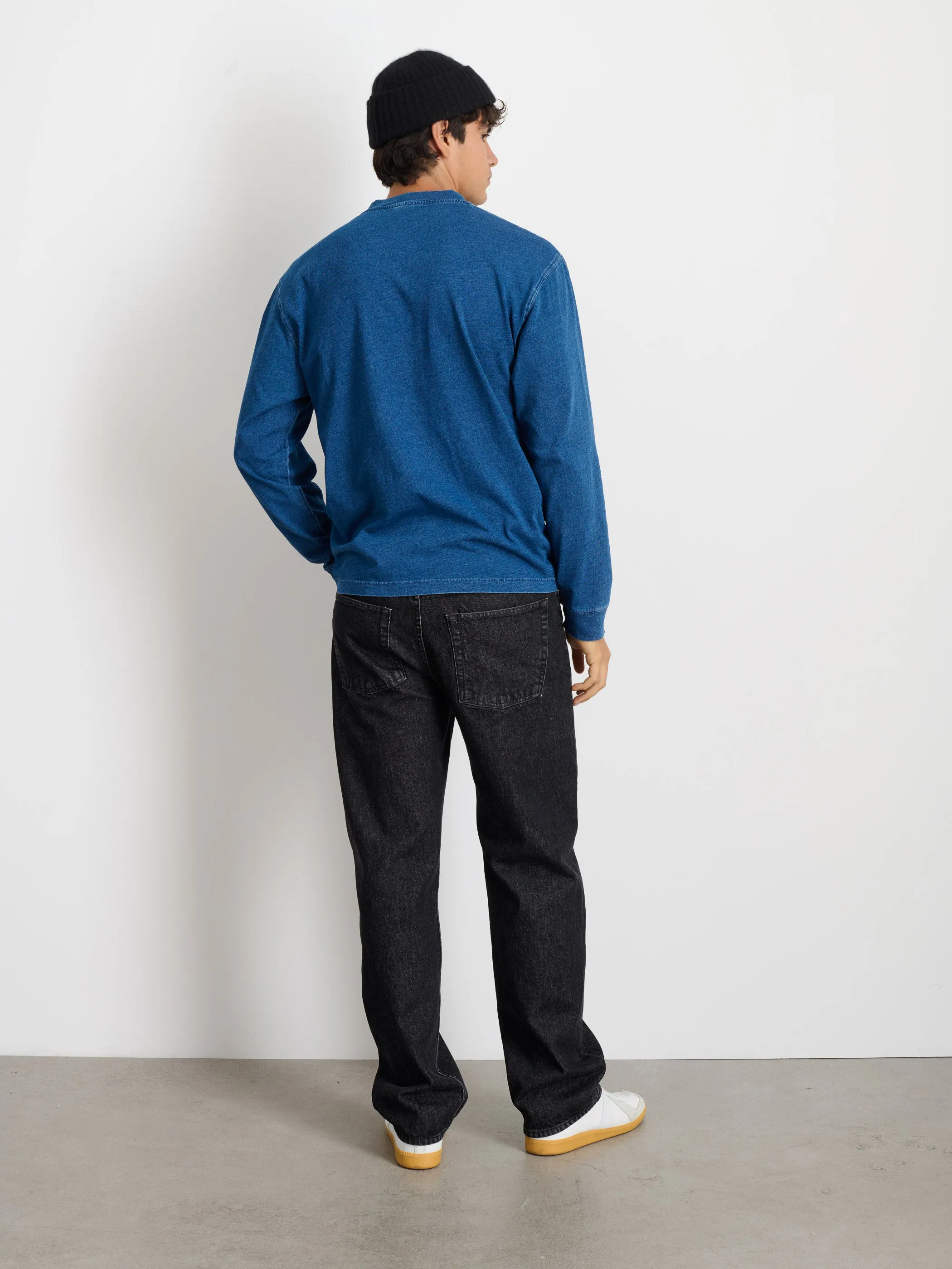 Alan Henley In Indigo Slub Cotton