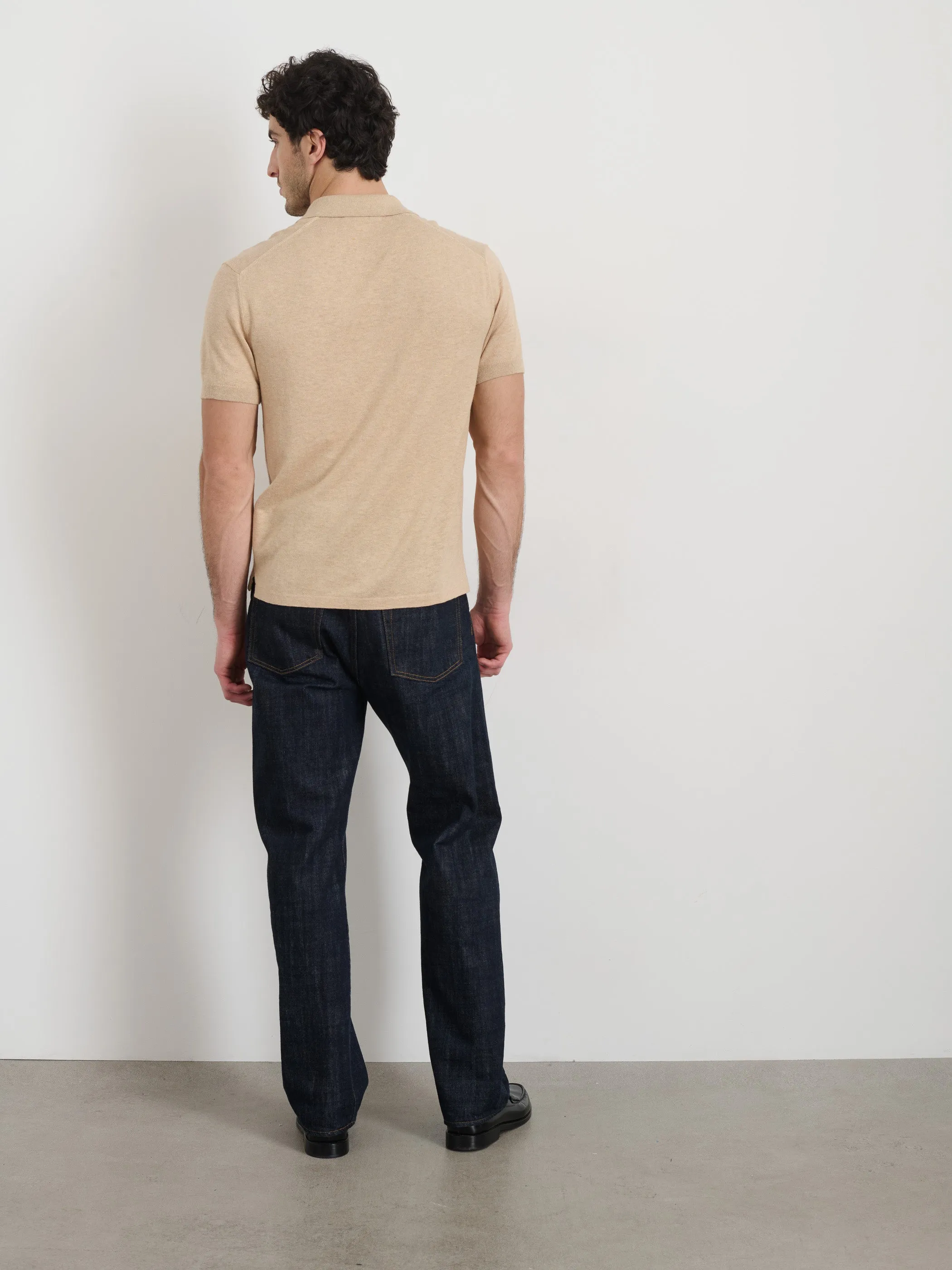 Aldrich Knit Shirt in Hemp Cotton