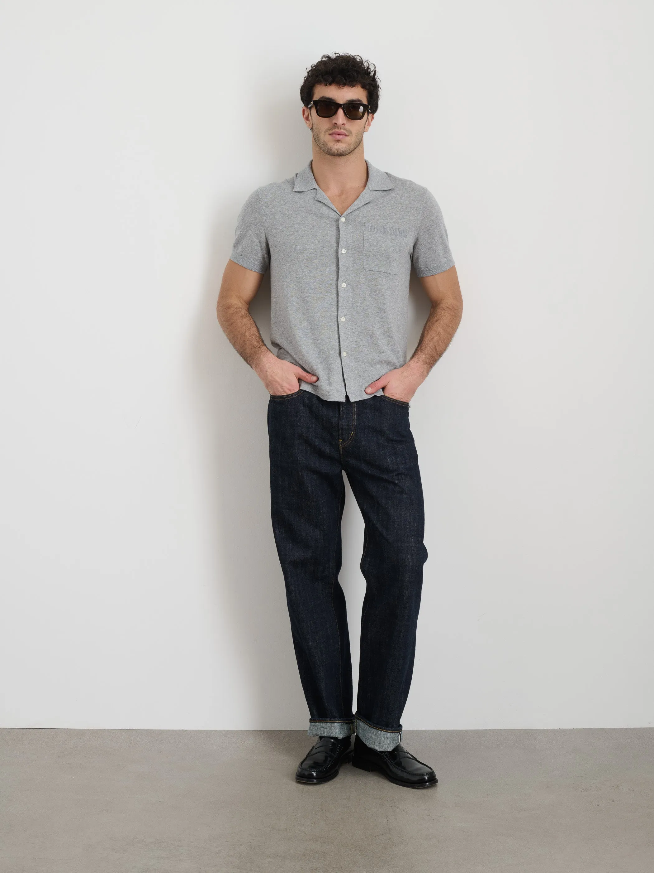 Aldrich Knit Shirt in Hemp Cotton