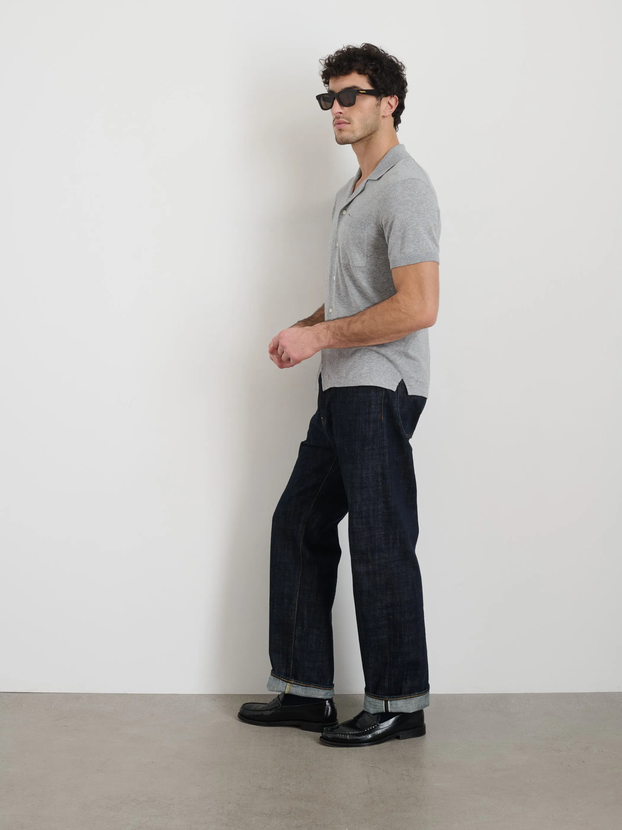 Aldrich Knit Shirt in Hemp Cotton