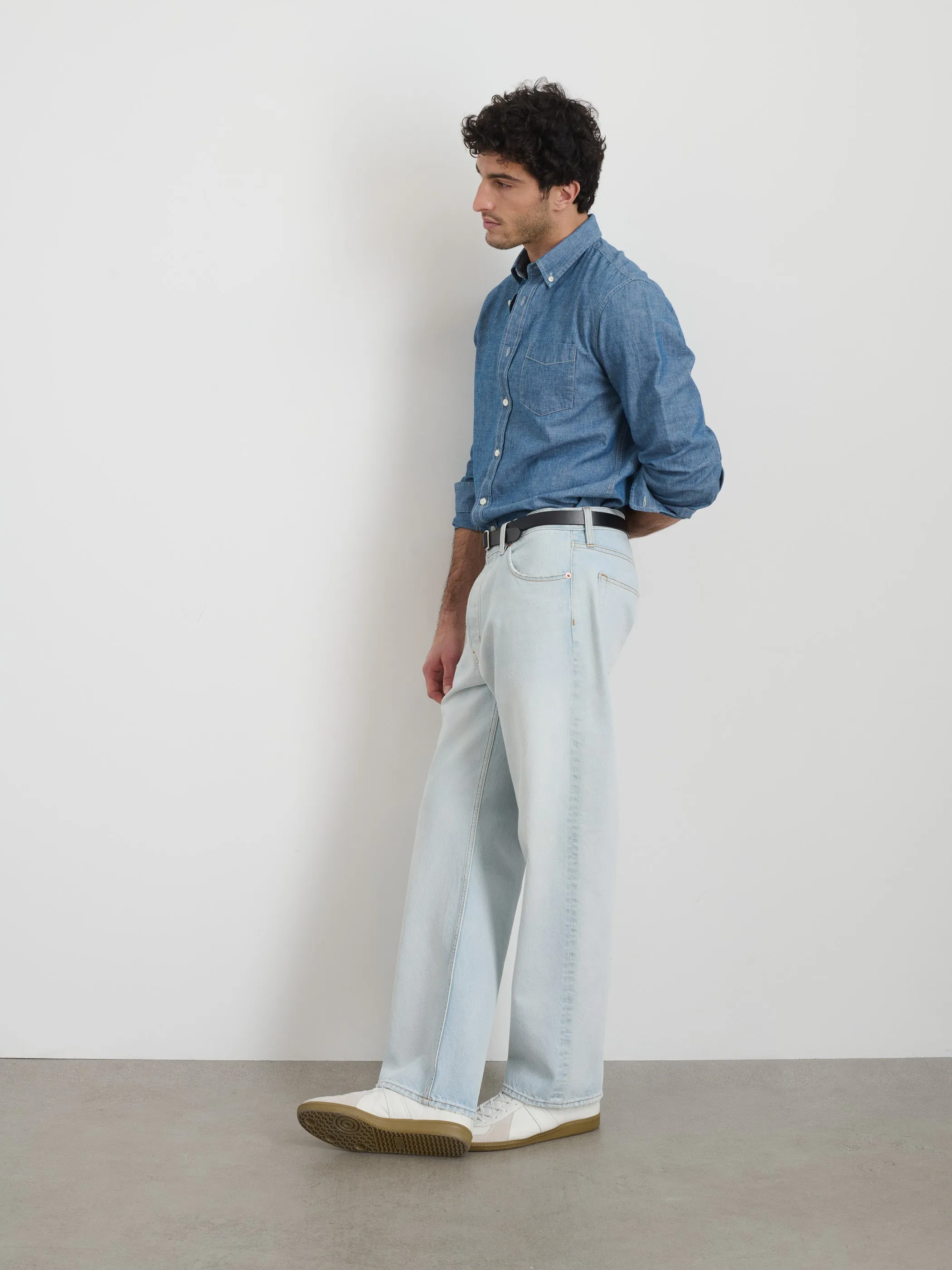 AM Relaxed Straight 5 Pocket Jean