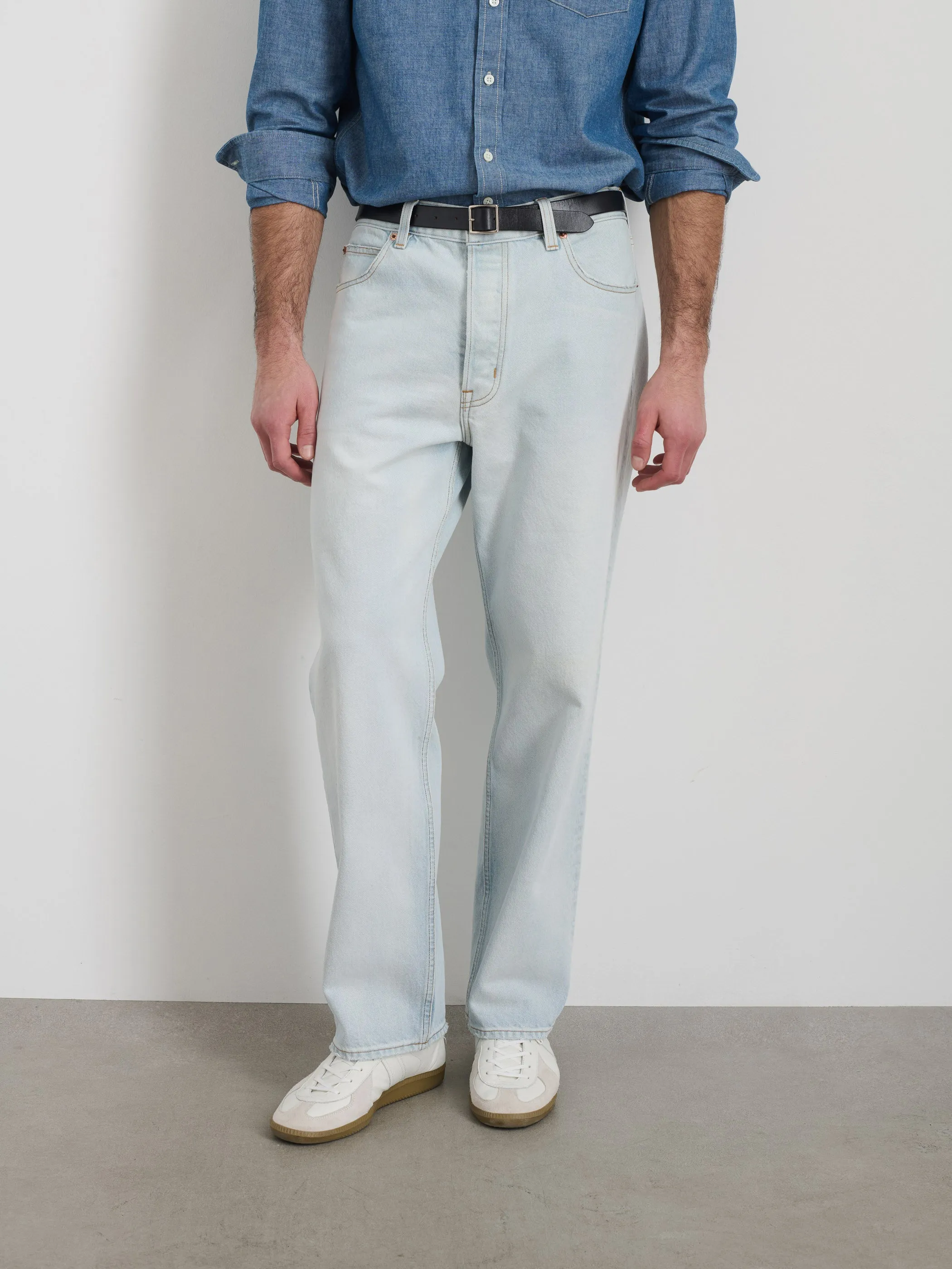 AM Relaxed Straight 5 Pocket Jean