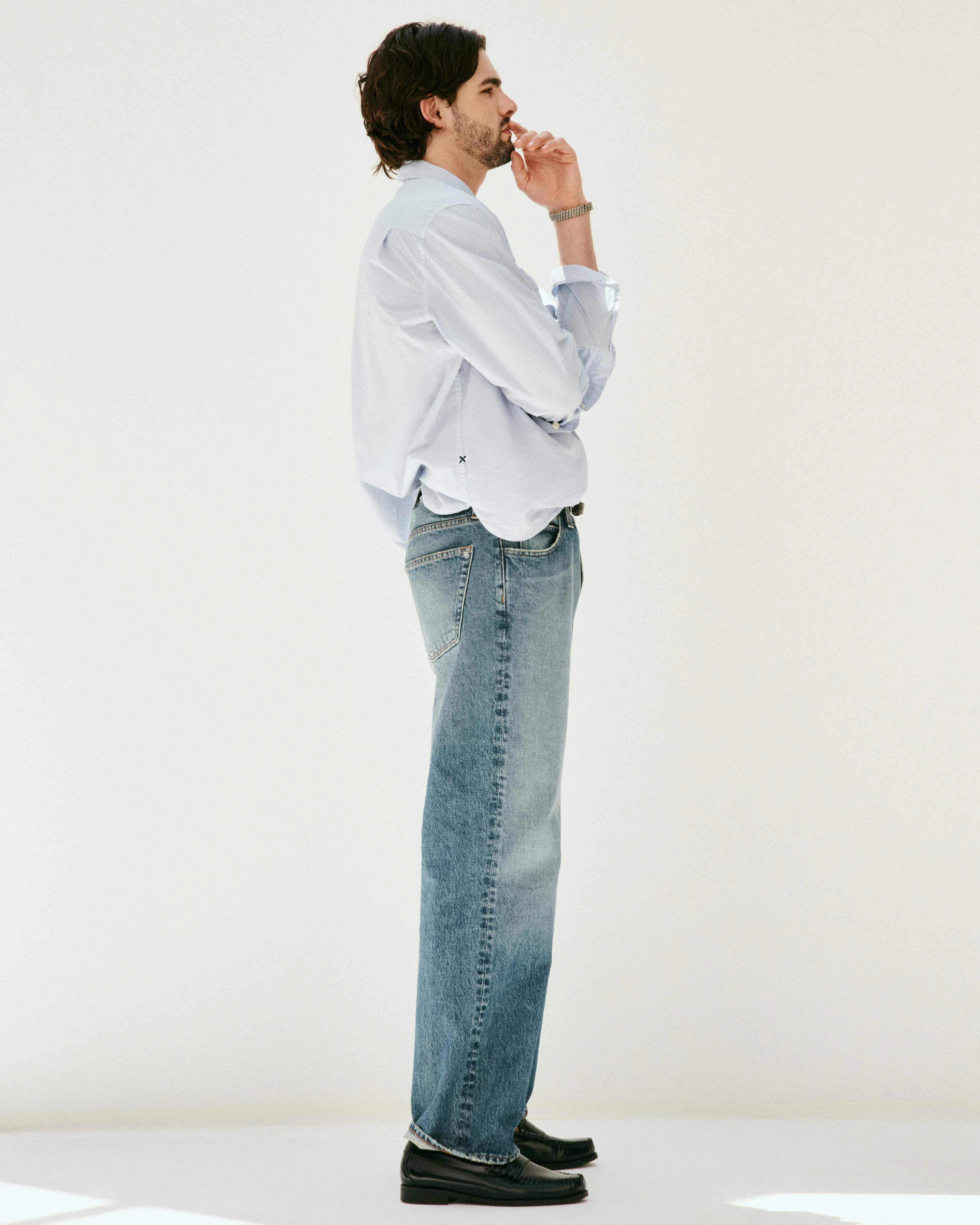 AM Relaxed Straight 5 Pocket Jean
