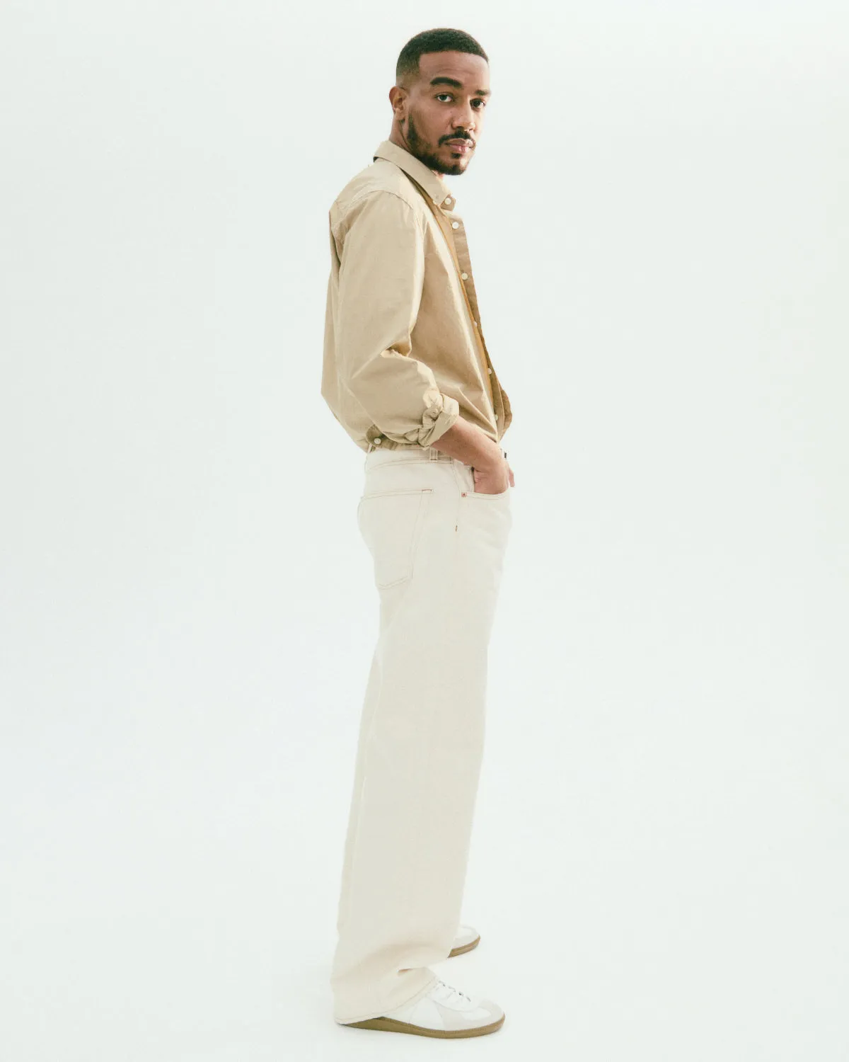 AM Relaxed Straight 5 Pocket Jean