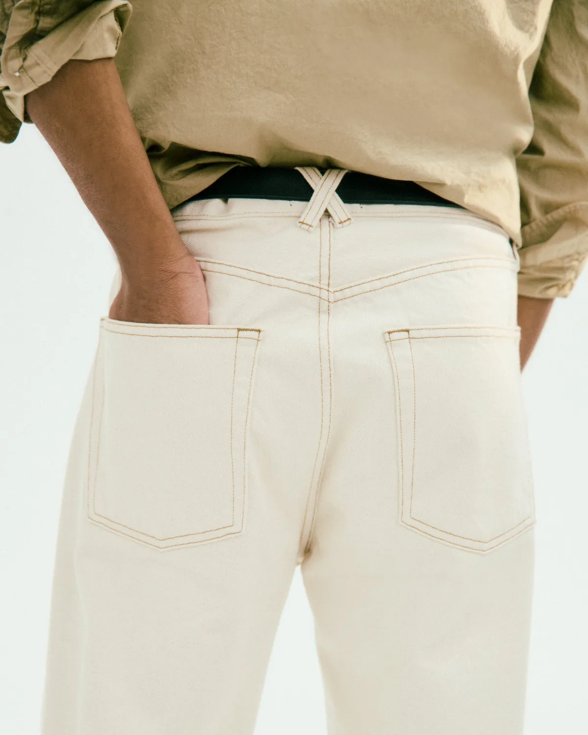 AM Relaxed Straight 5 Pocket Jean