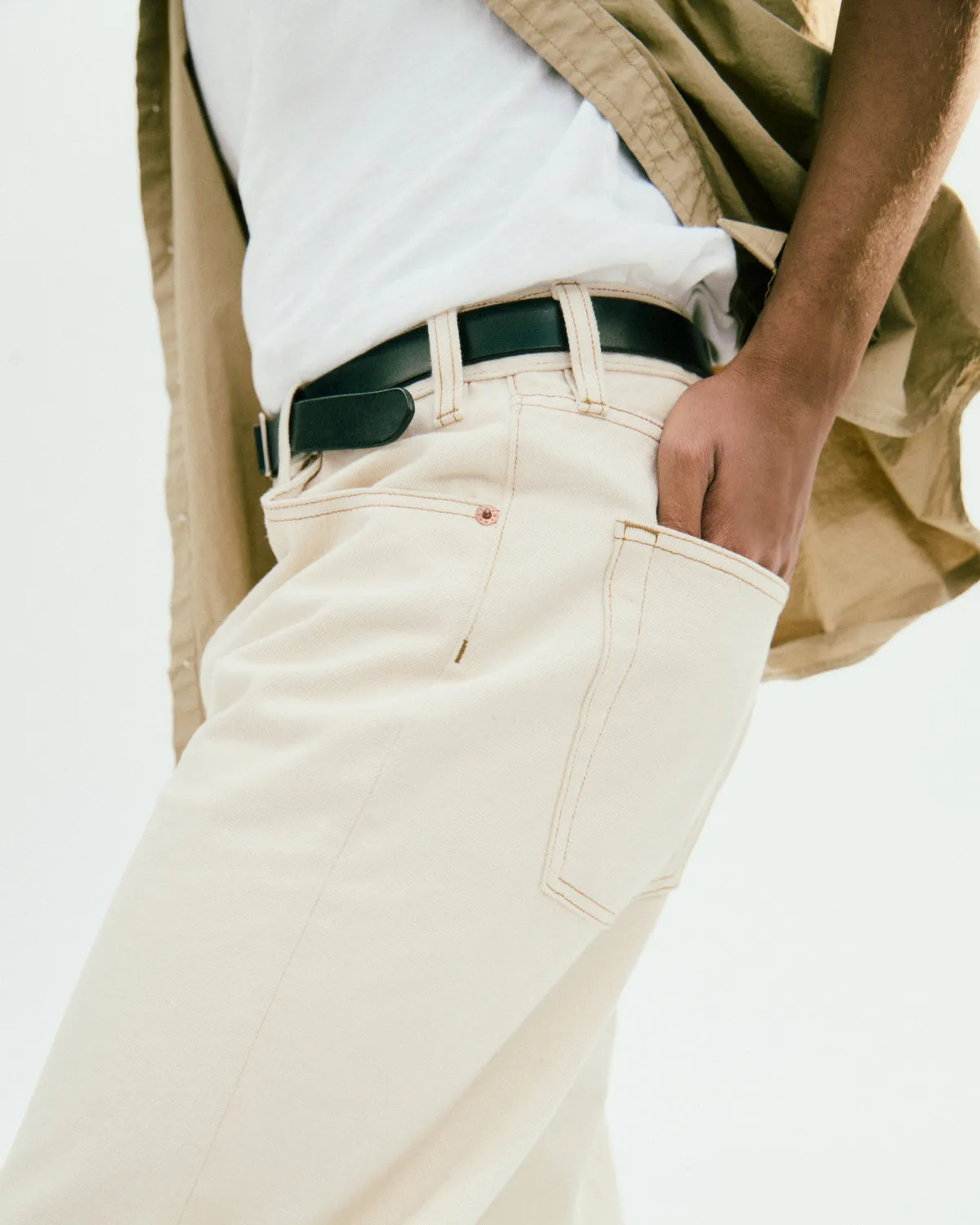 AM Relaxed Straight 5 Pocket Jean
