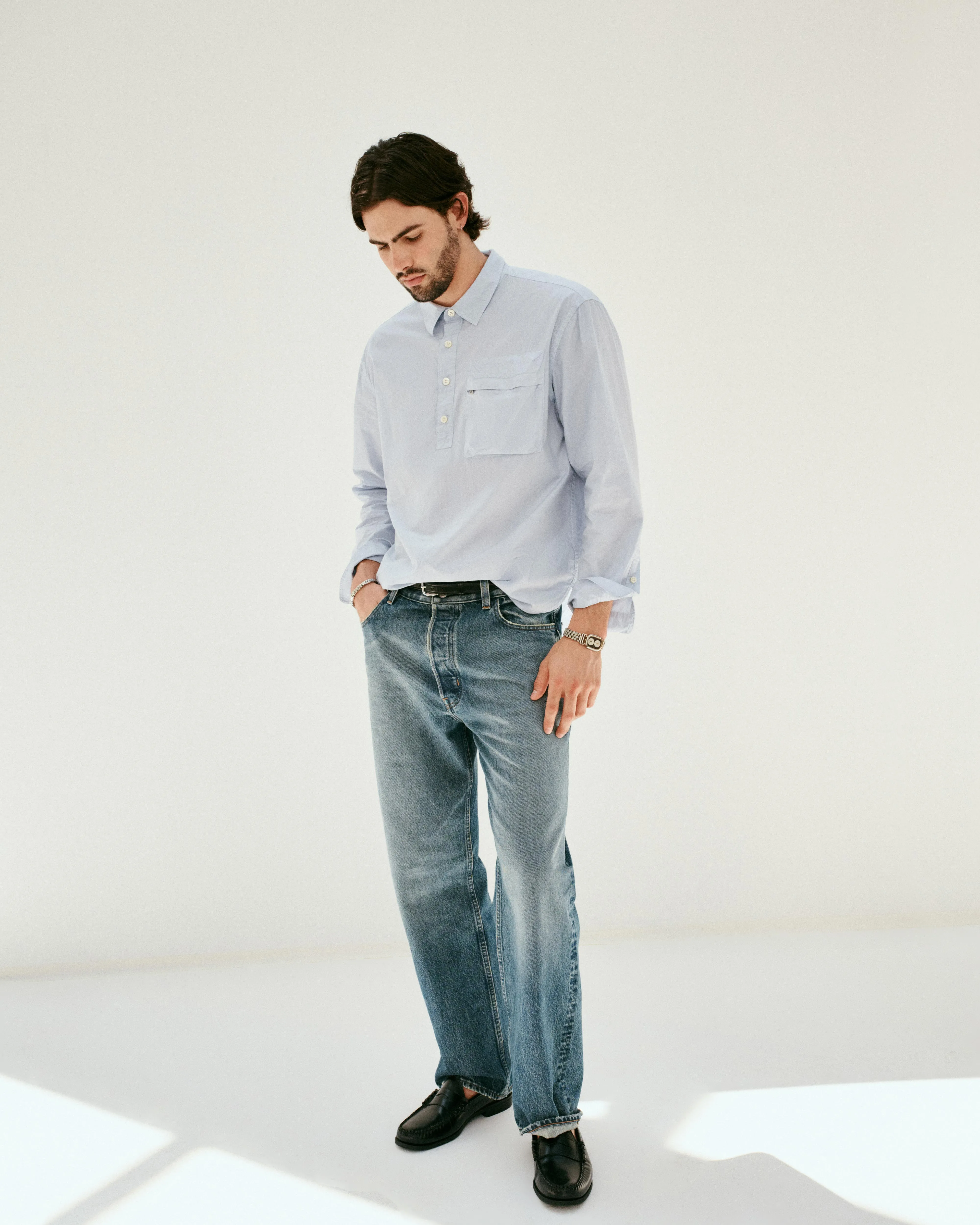 AM Relaxed Straight 5 Pocket Jean