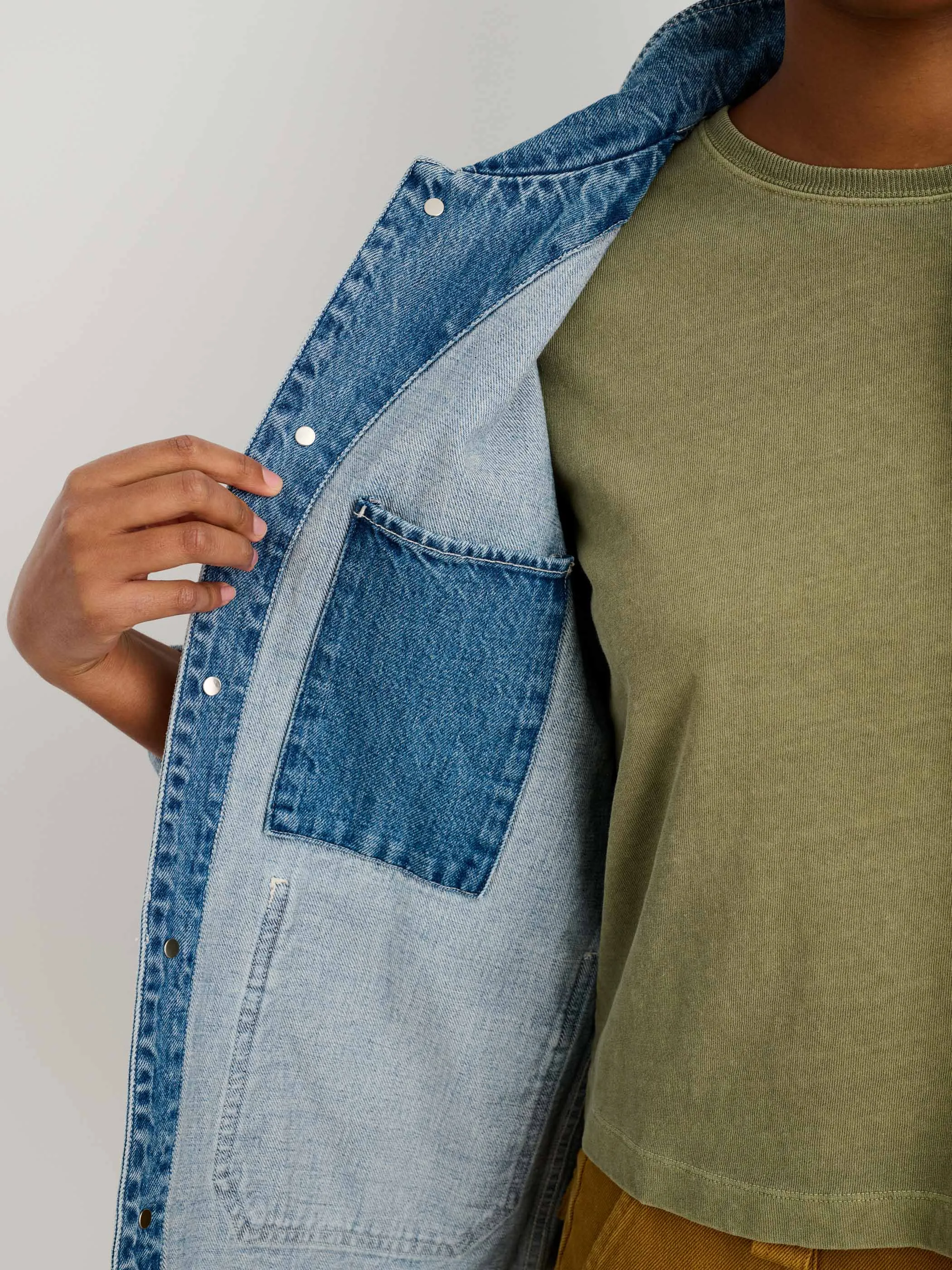 Britt Work Jacket in Denim