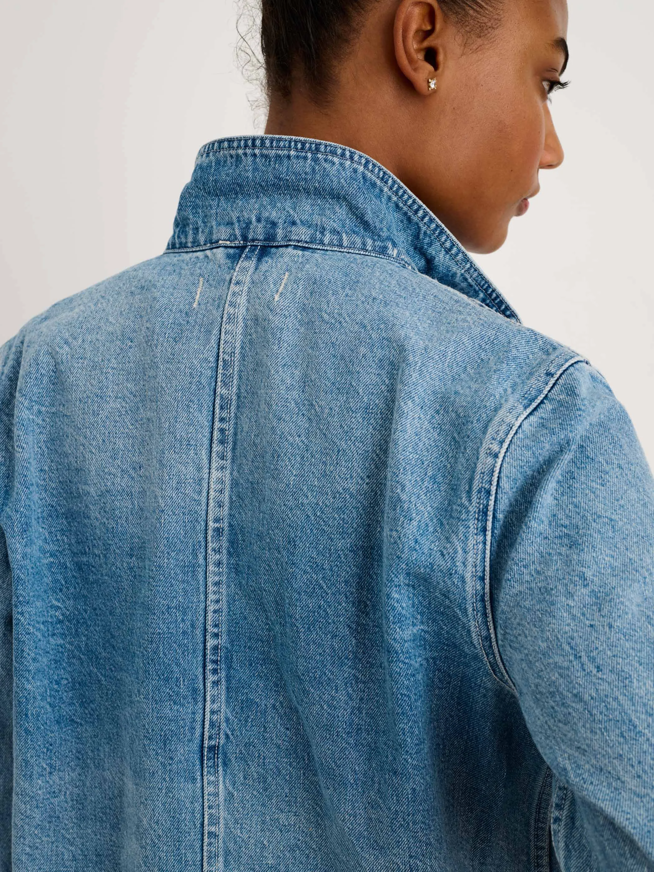 Britt Work Jacket in Denim