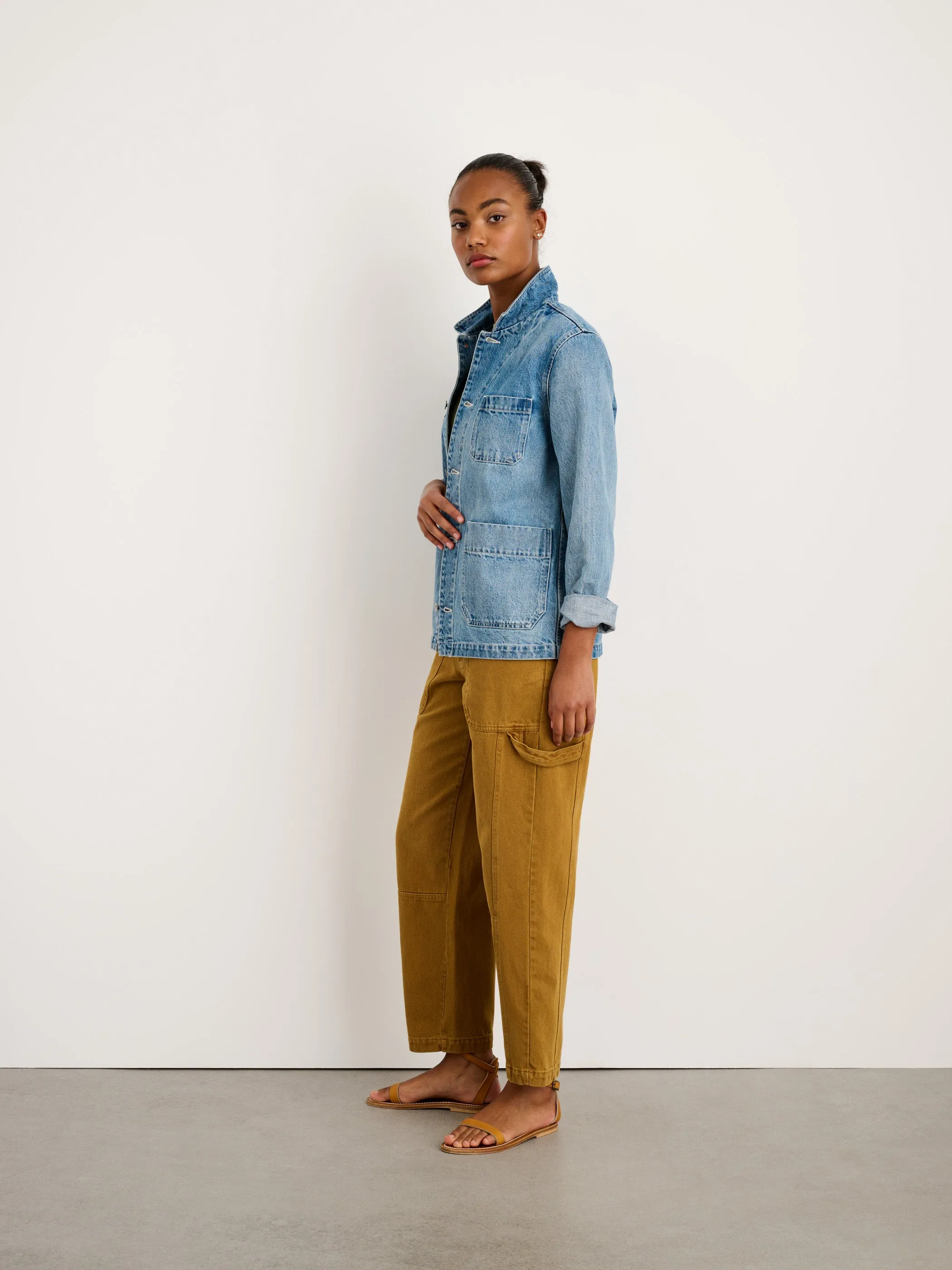 Britt Work Jacket in Denim