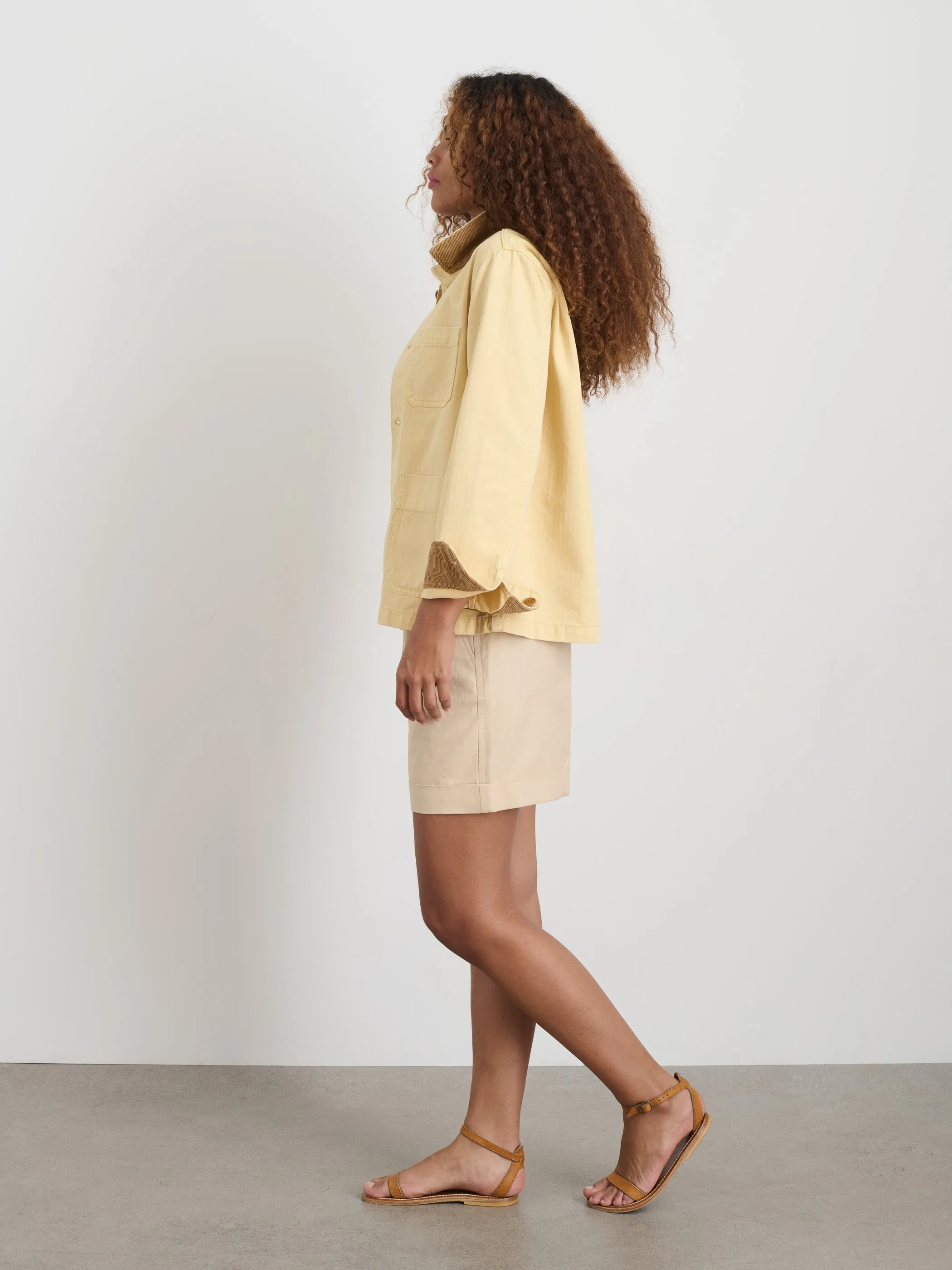 Britt Work Jacket in Herringbone