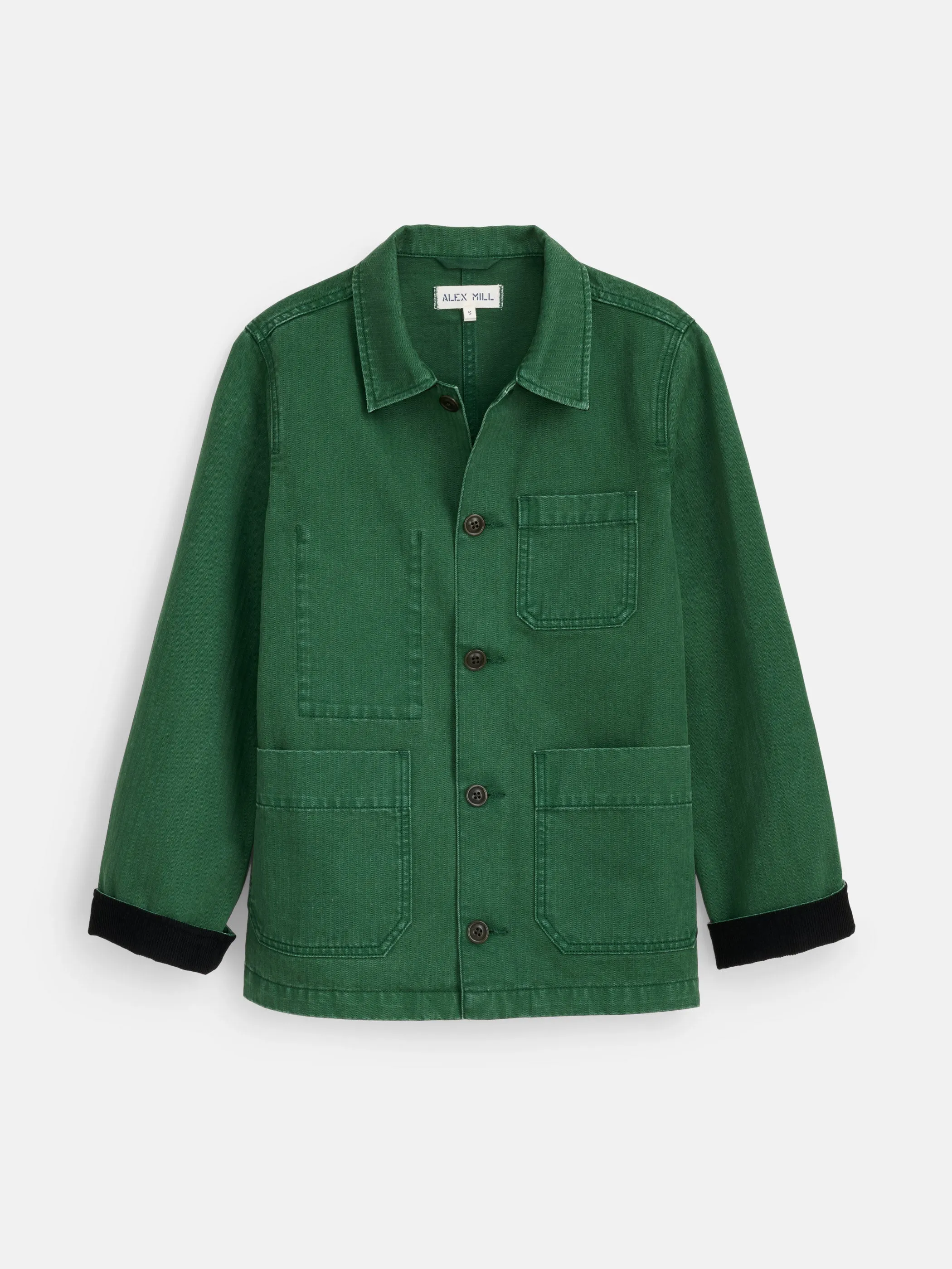 Britt Work Jacket in Herringbone