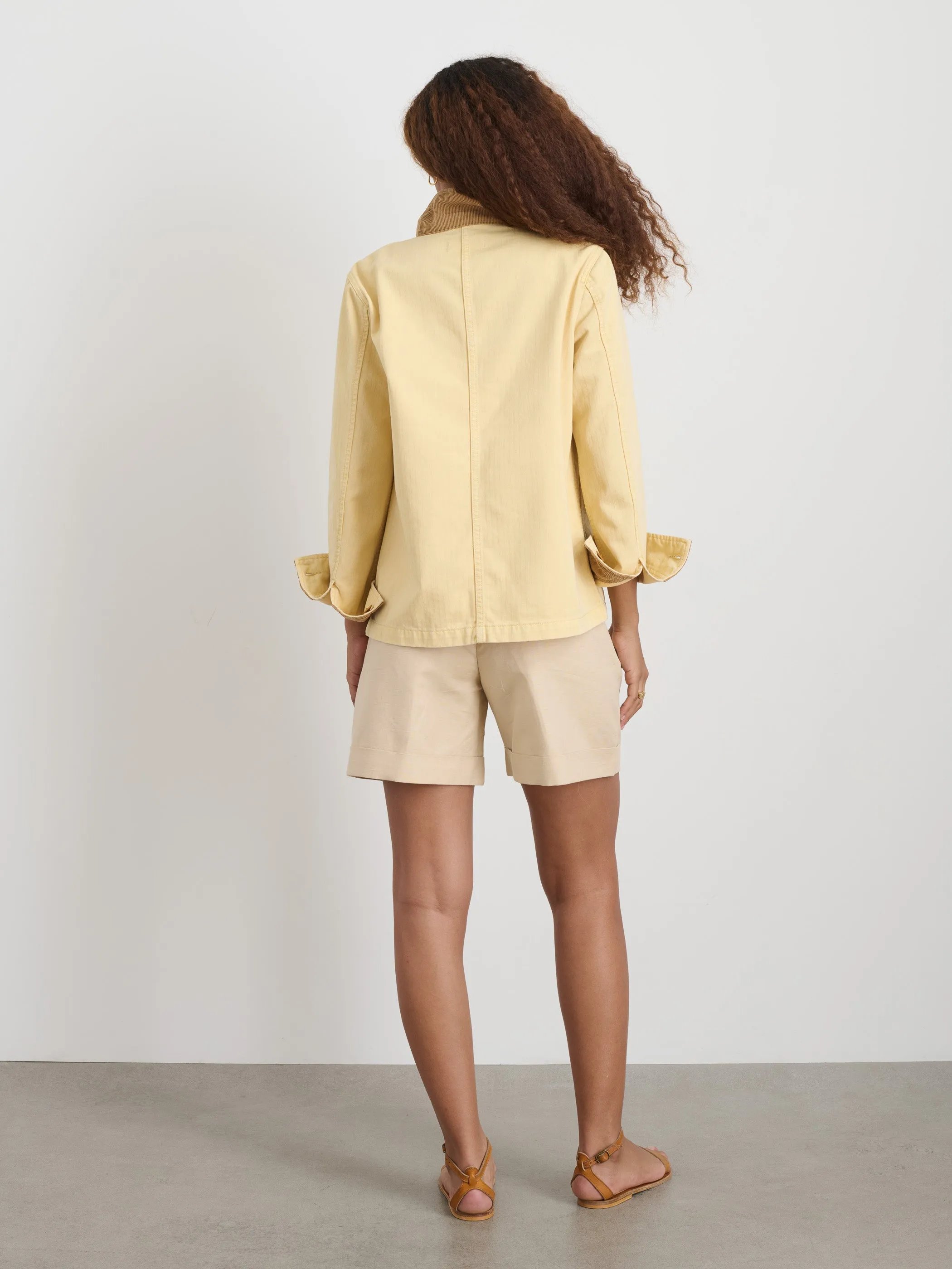Britt Work Jacket in Herringbone