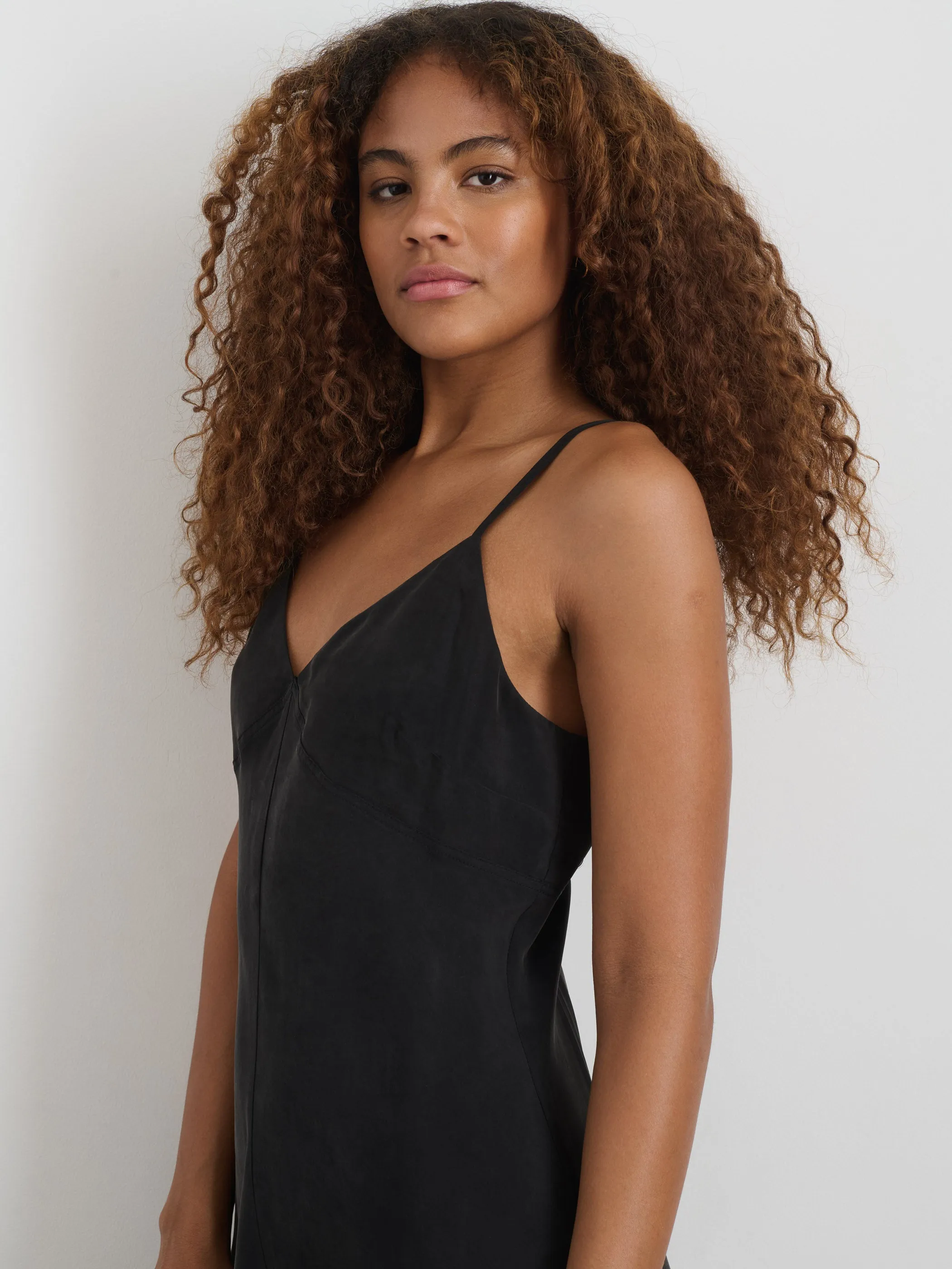 Carly Cami Dress In Cupro