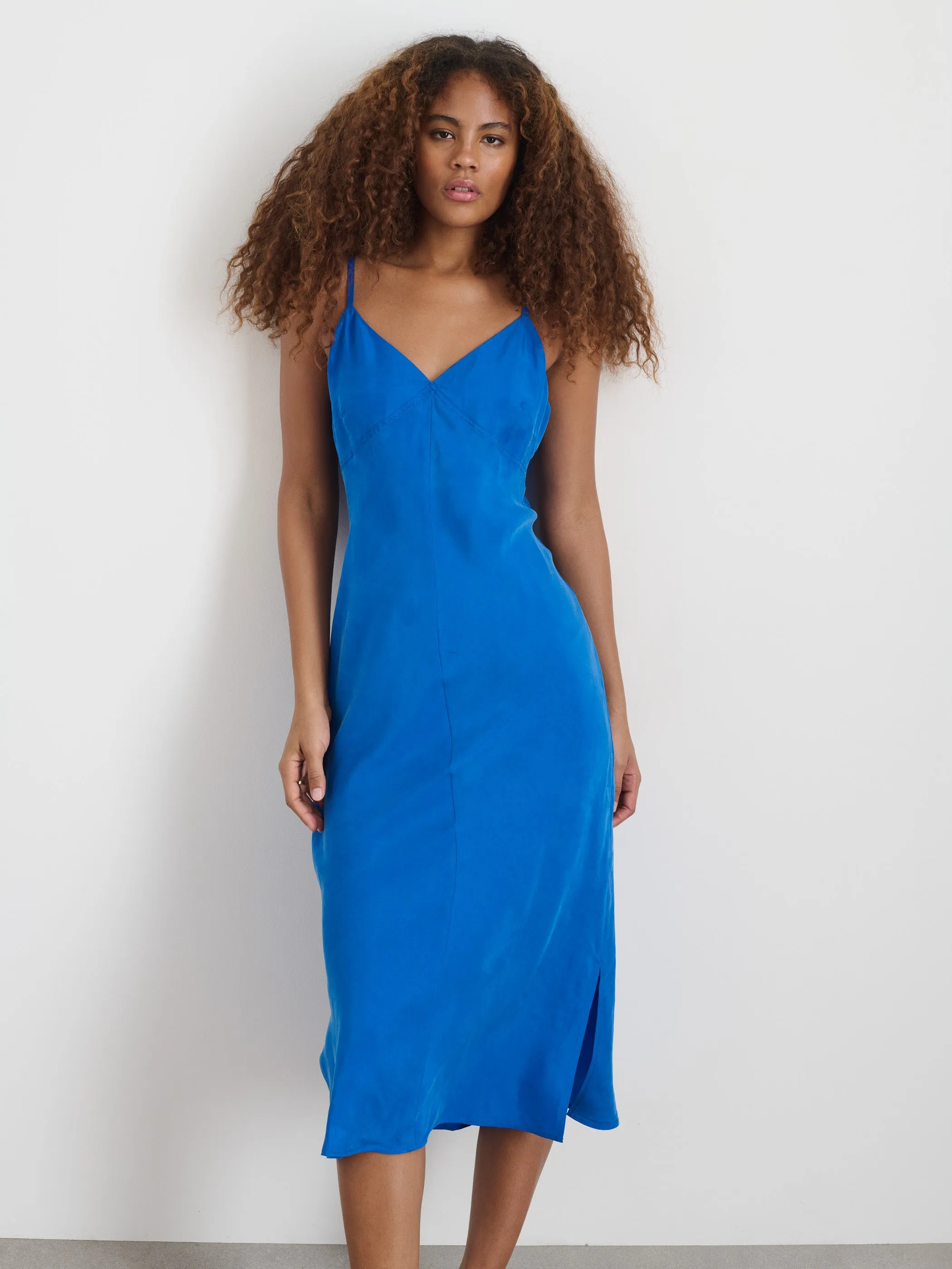 Carly Cami Dress In Cupro