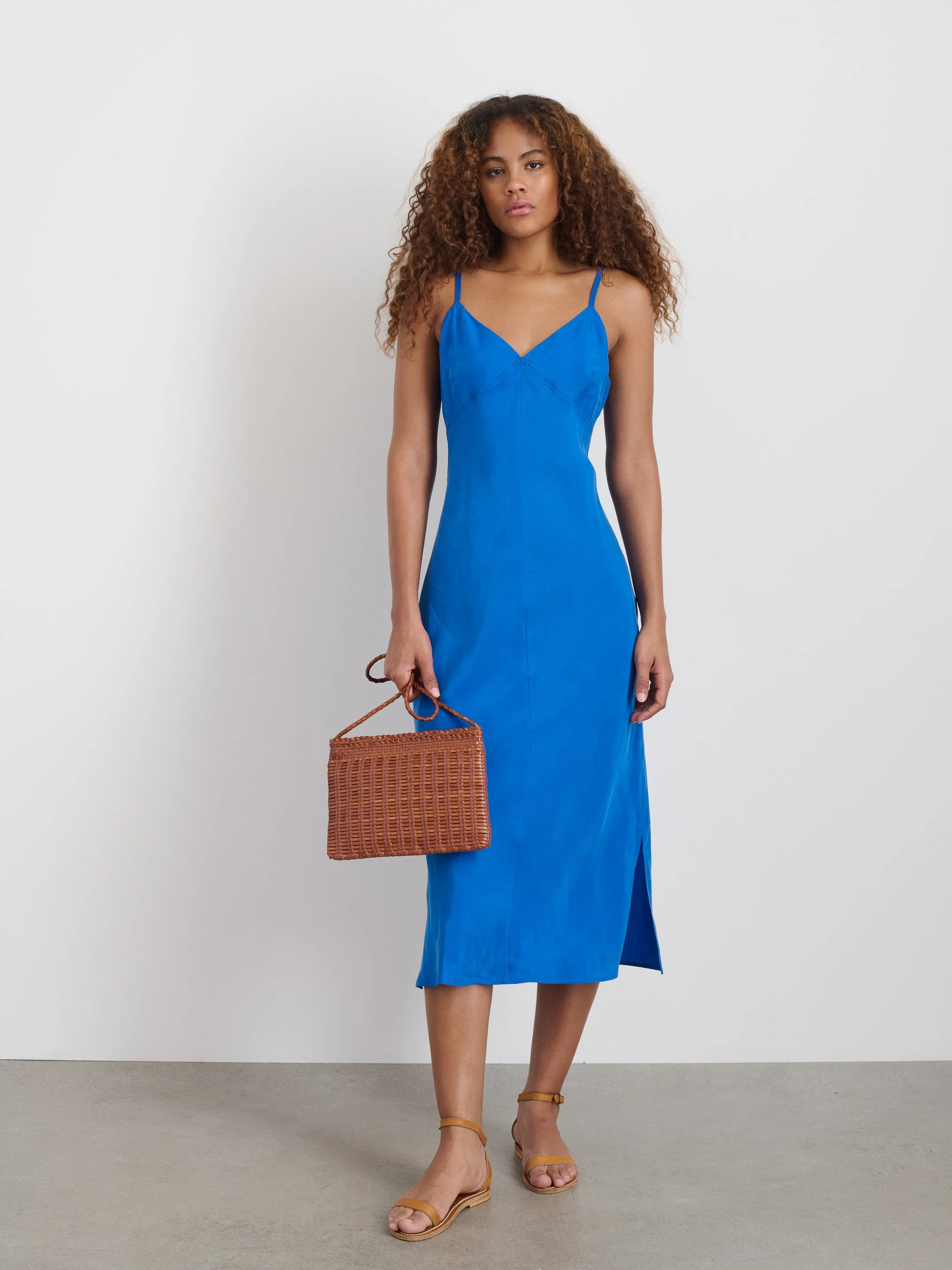 Carly Cami Dress In Cupro