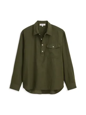 Carter Popover In Cotton Linen