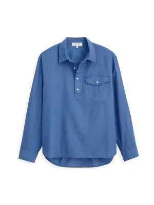 Carter Popover In Cotton Linen