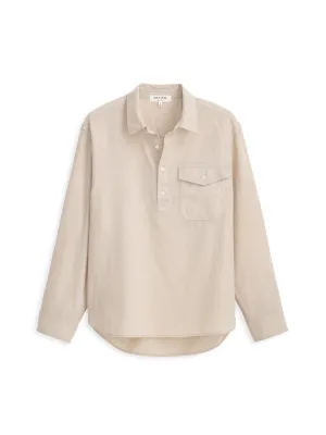 Carter Popover In Cotton Linen