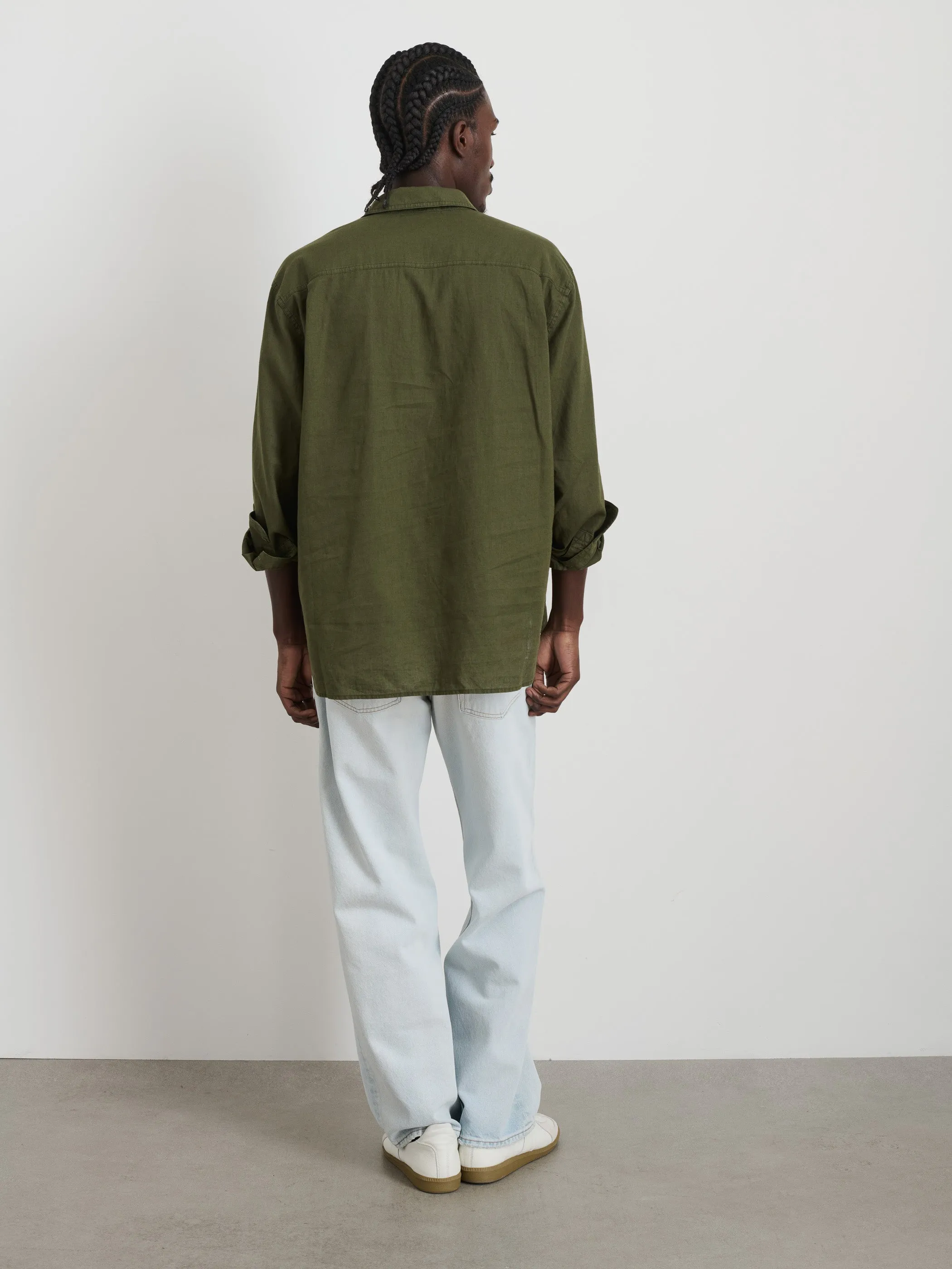Carter Popover In Cotton Linen