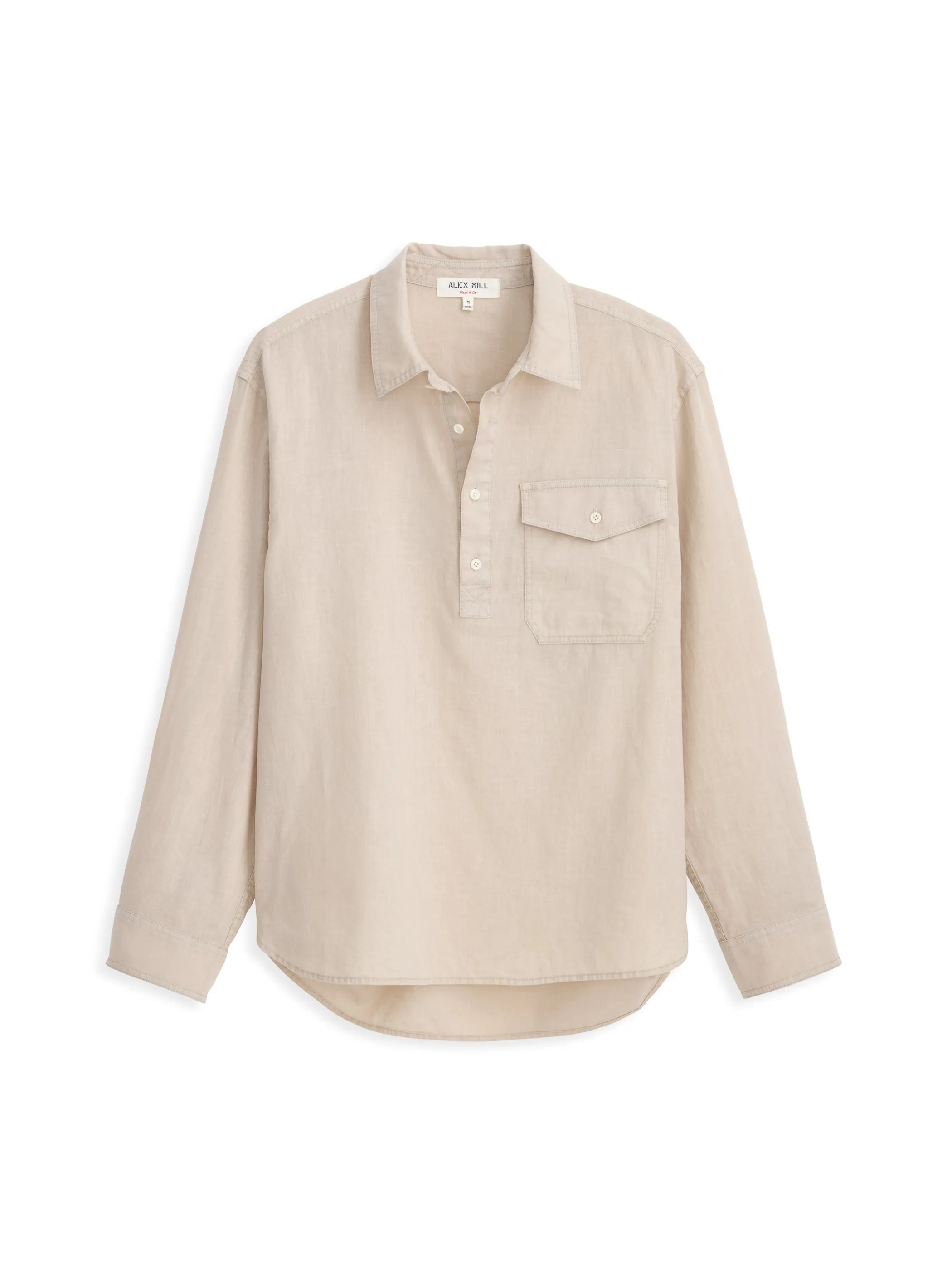 Carter Popover In Cotton Linen