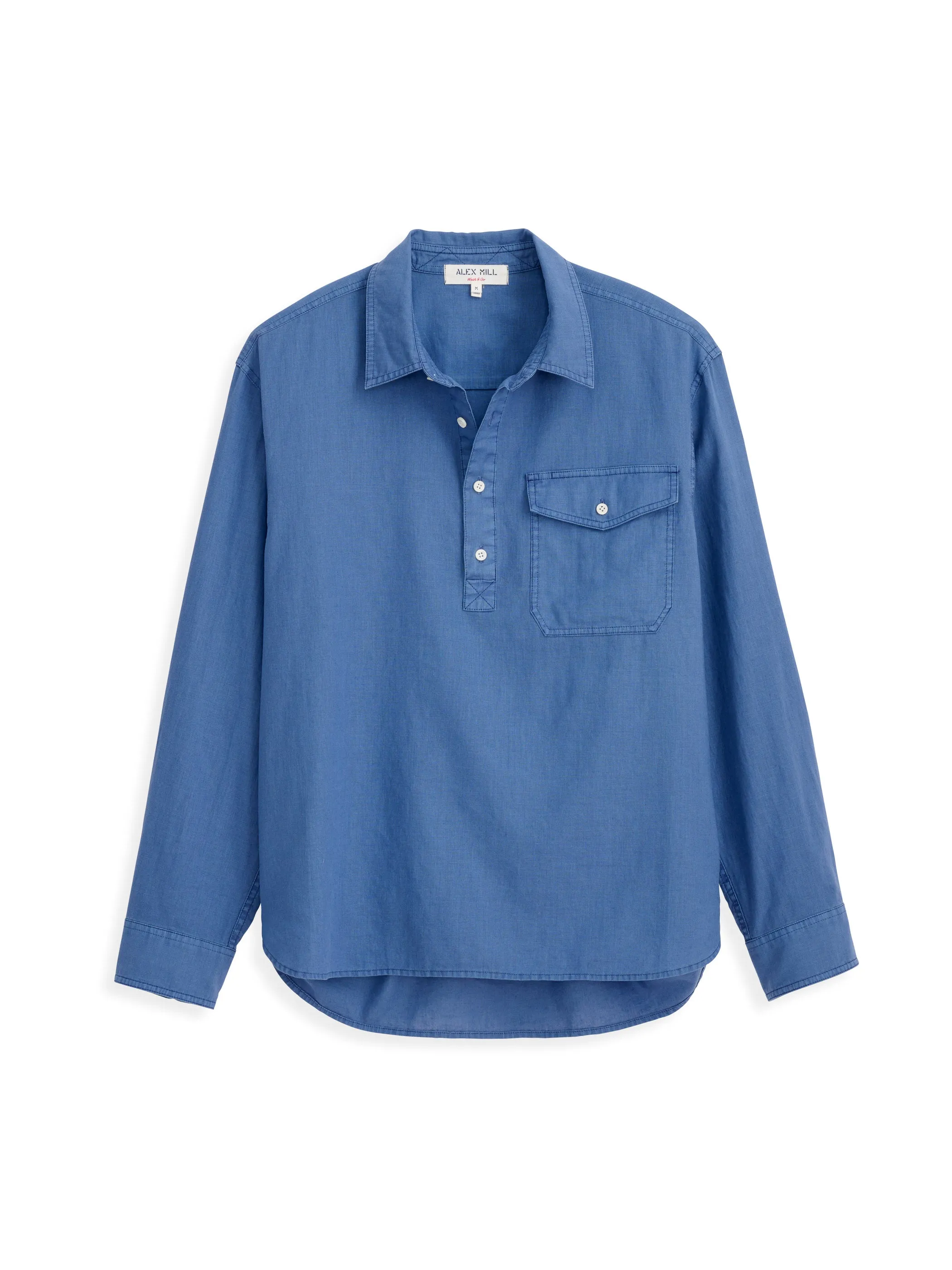 Carter Popover In Cotton Linen