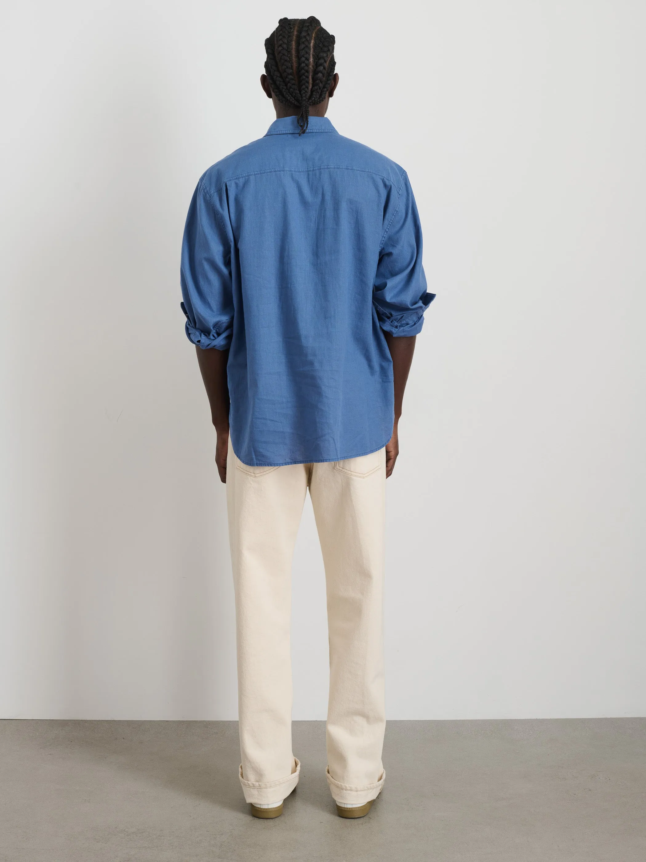 Carter Popover In Cotton Linen