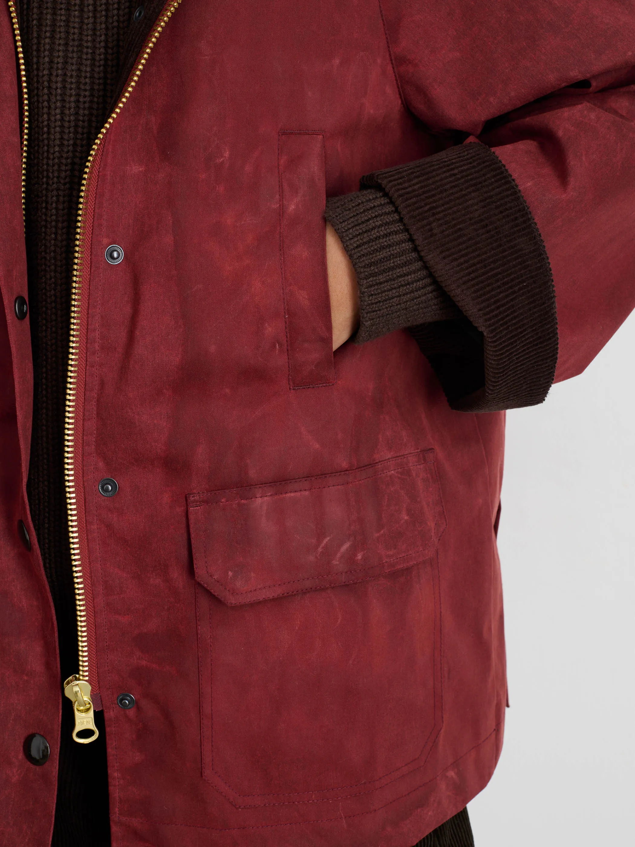 Chiltern Street Jacket In Waxed Cotton