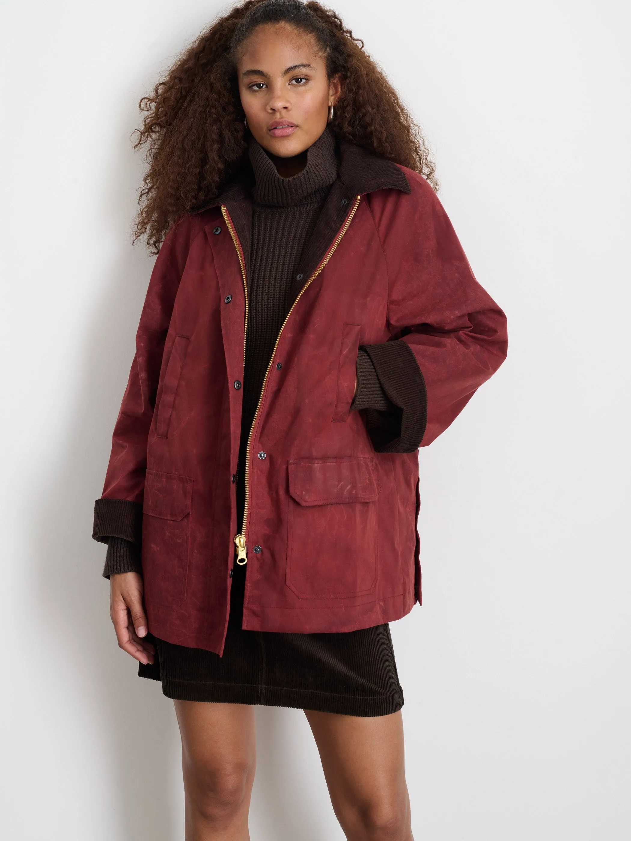 Chiltern Street Jacket In Waxed Cotton