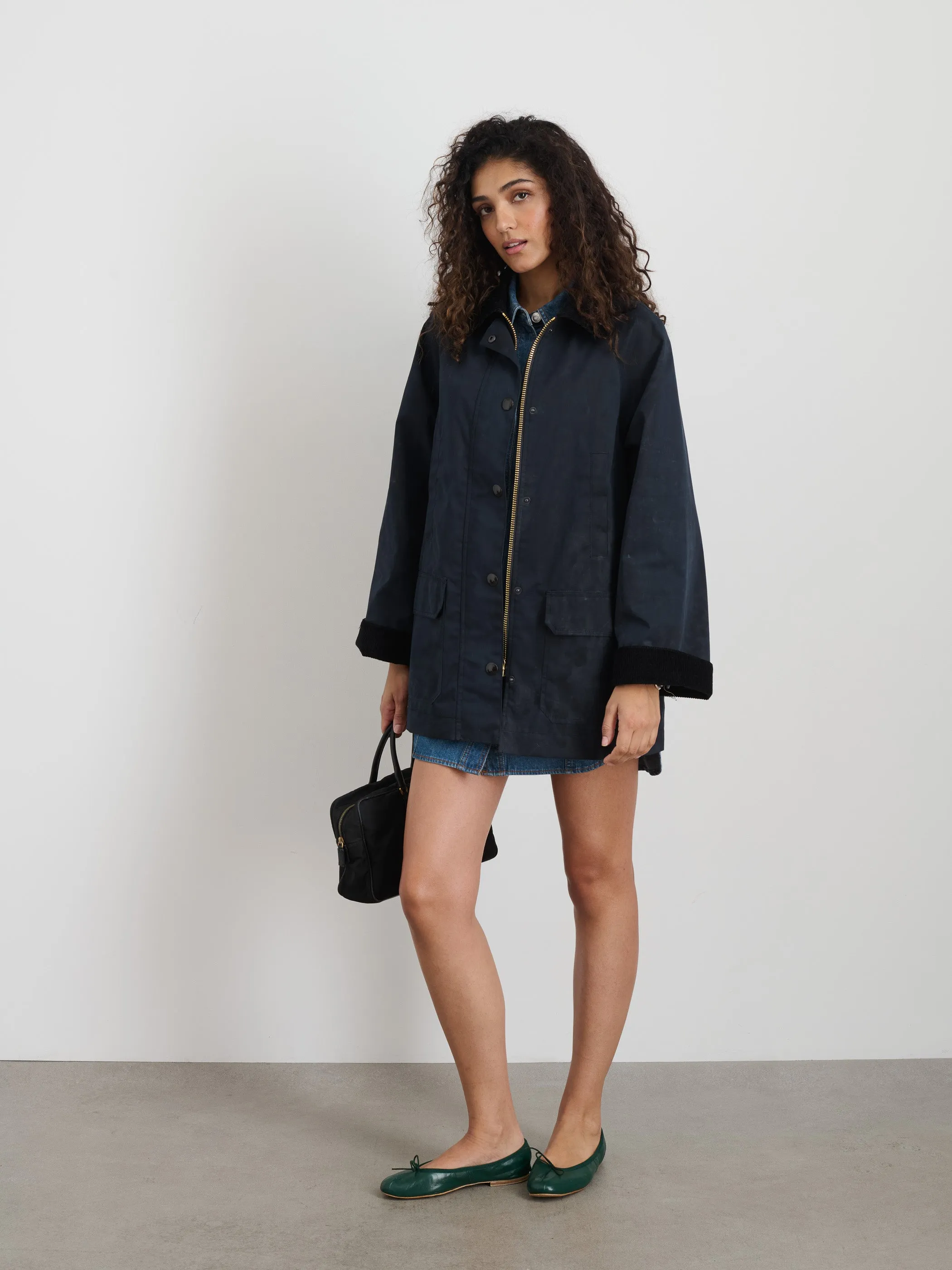 Chiltern Street Jacket In Waxed Cotton