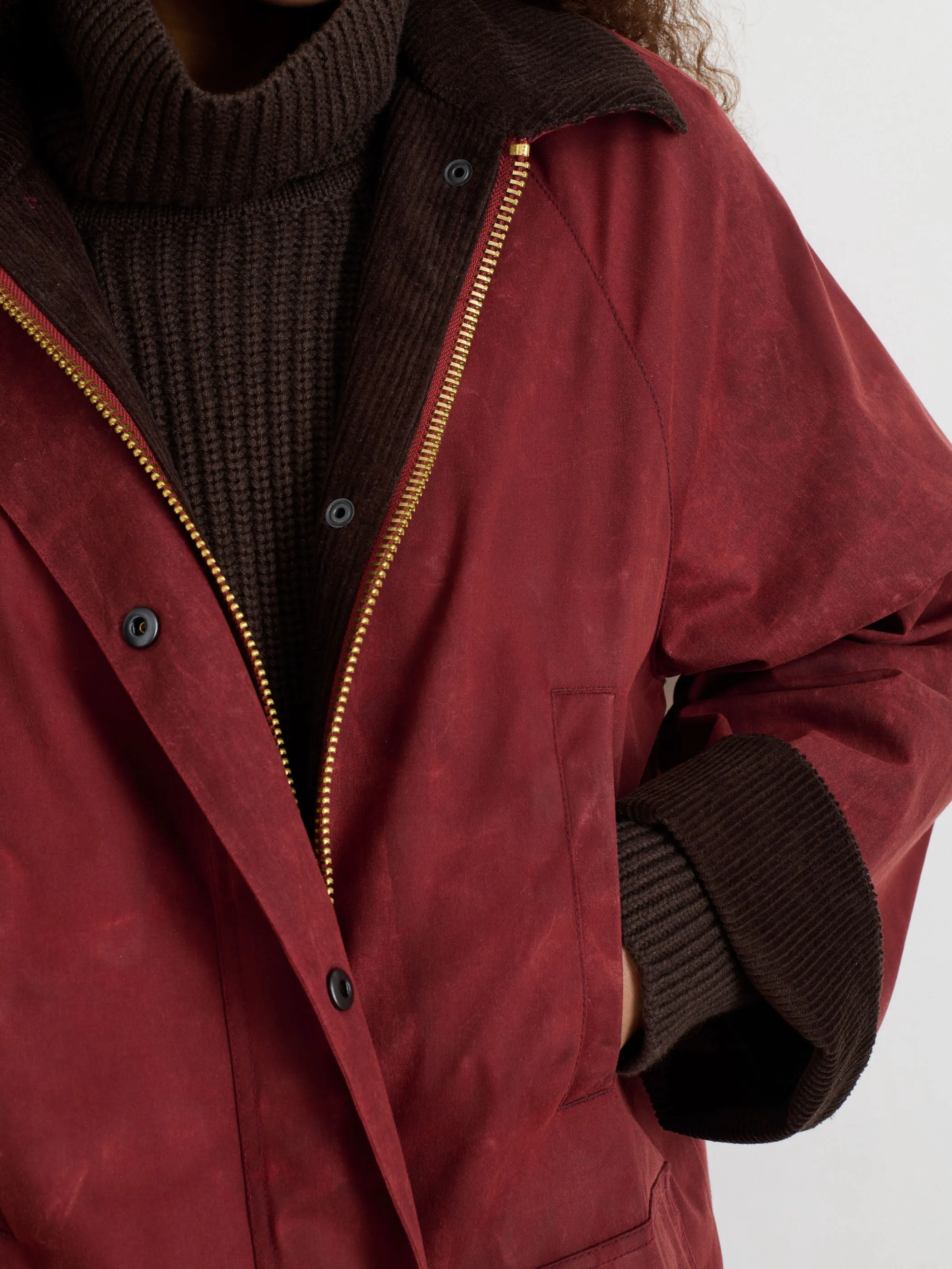 Chiltern Street Jacket In Waxed Cotton