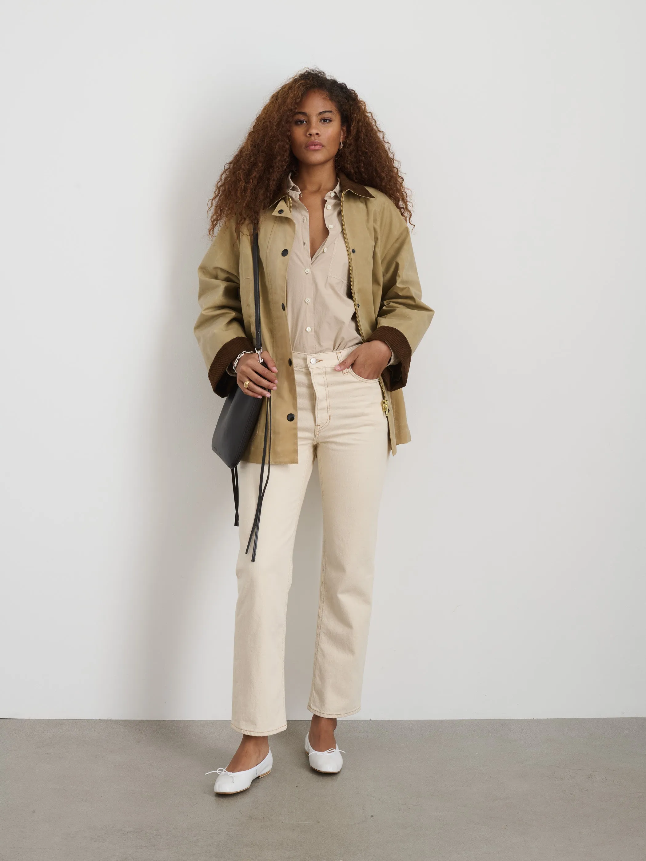 Chiltern Street Jacket In Waxed Cotton