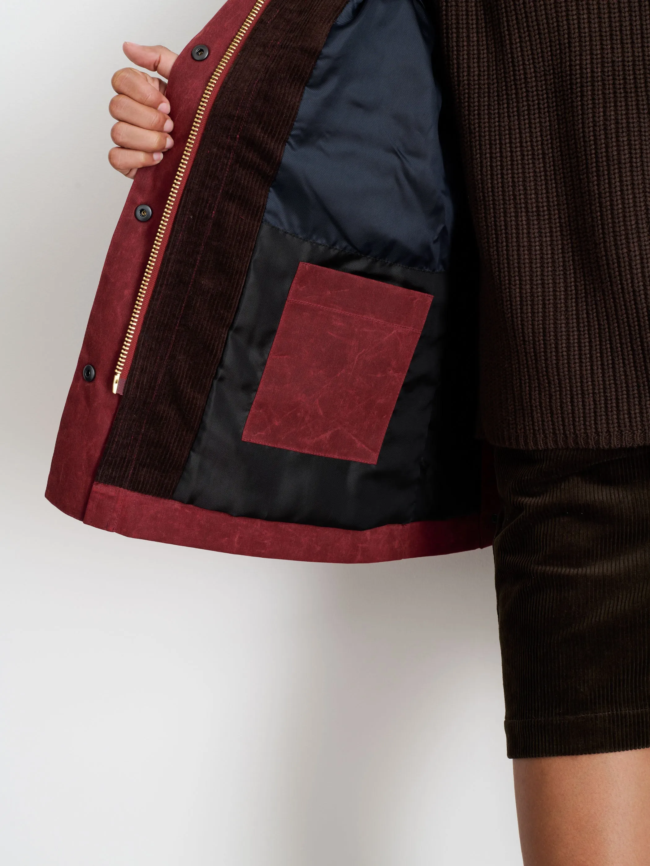 Chiltern Street Jacket In Waxed Cotton