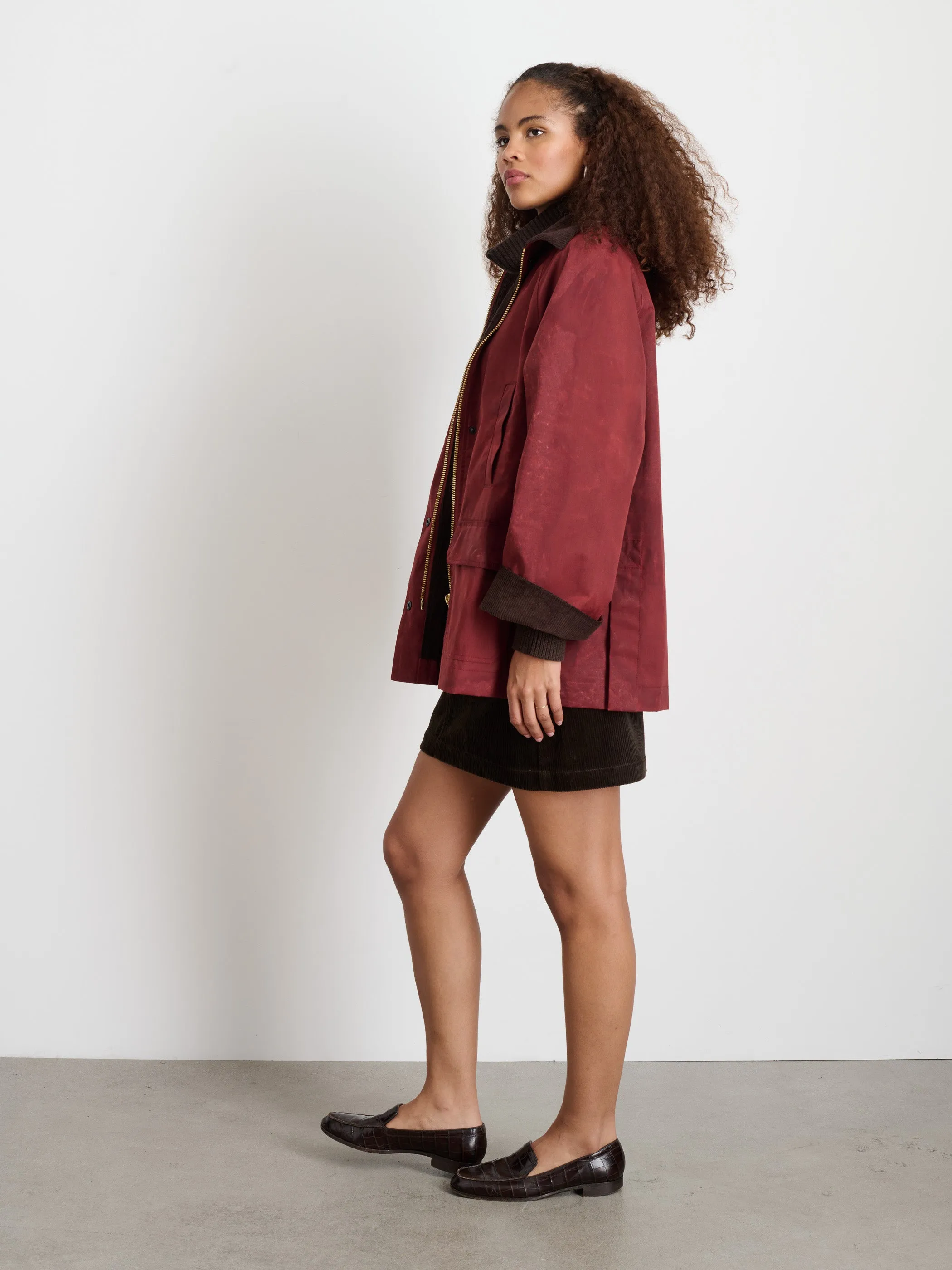 Chiltern Street Jacket In Waxed Cotton
