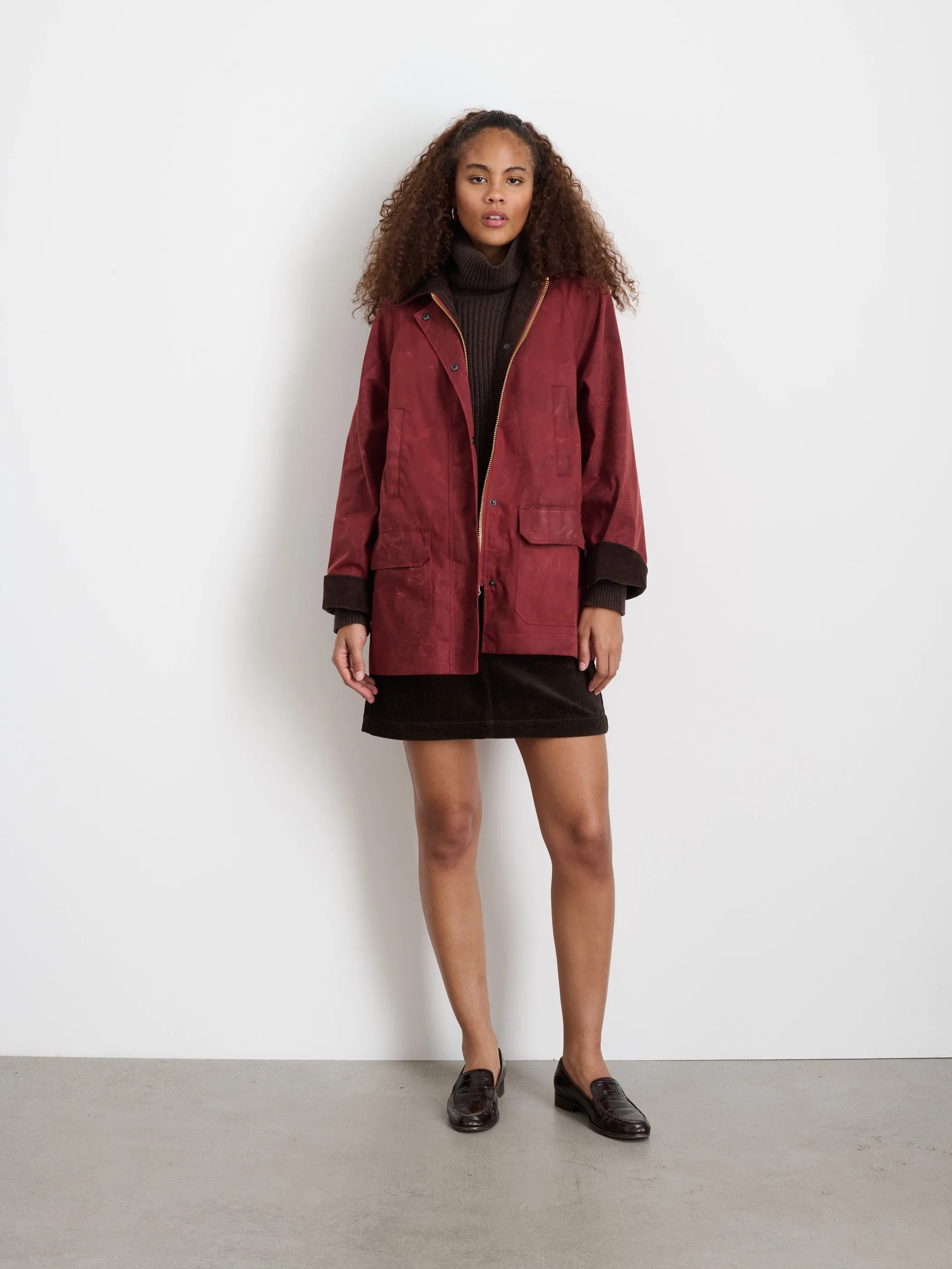 Chiltern Street Jacket In Waxed Cotton
