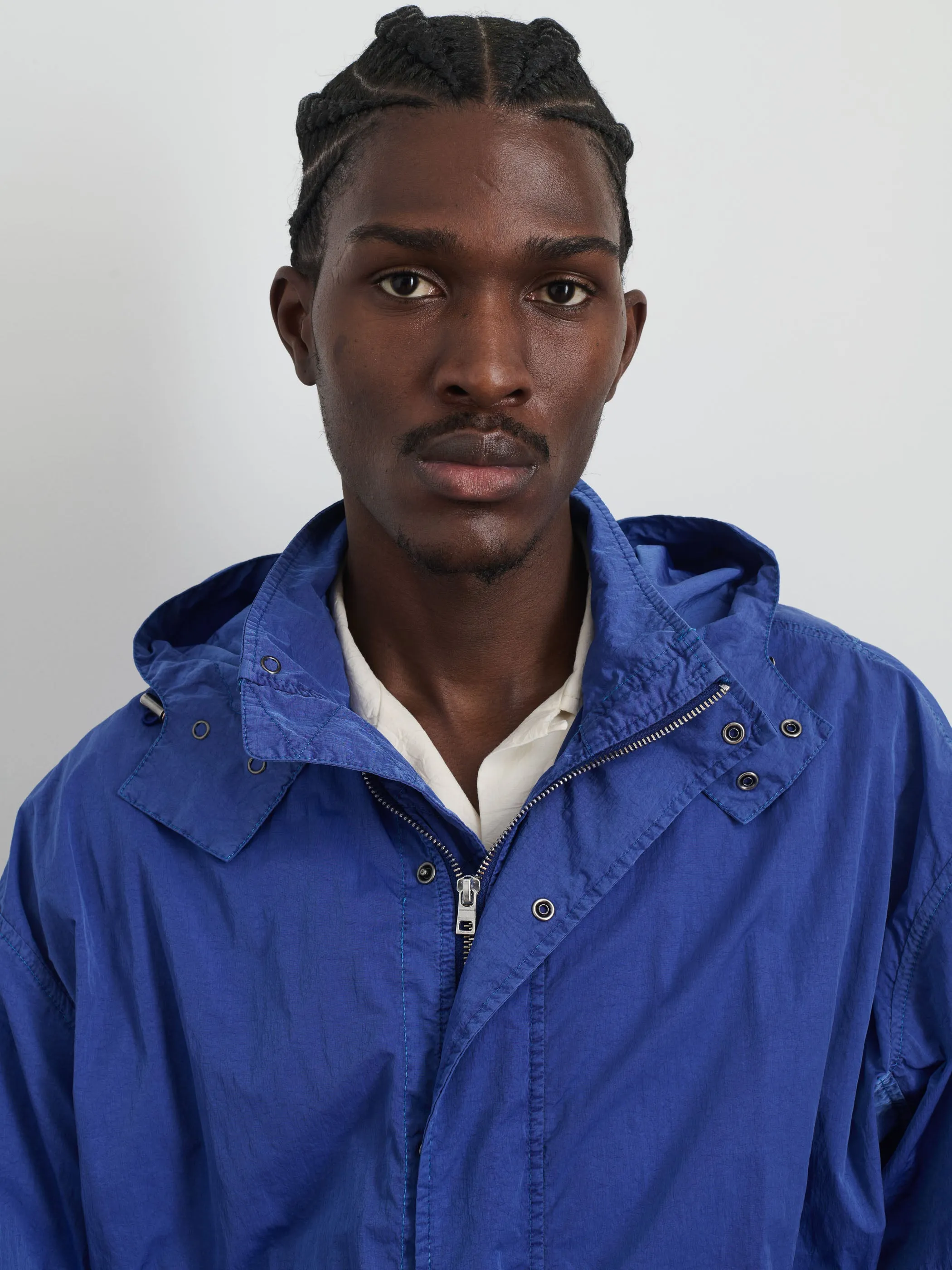 David Windbreaker In Garment Dyed Nylon