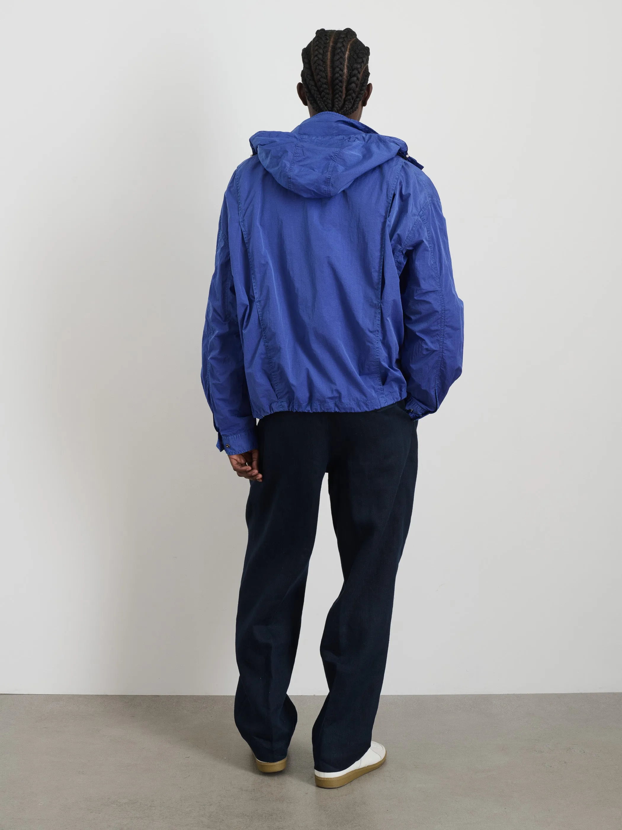 David Windbreaker In Garment Dyed Nylon