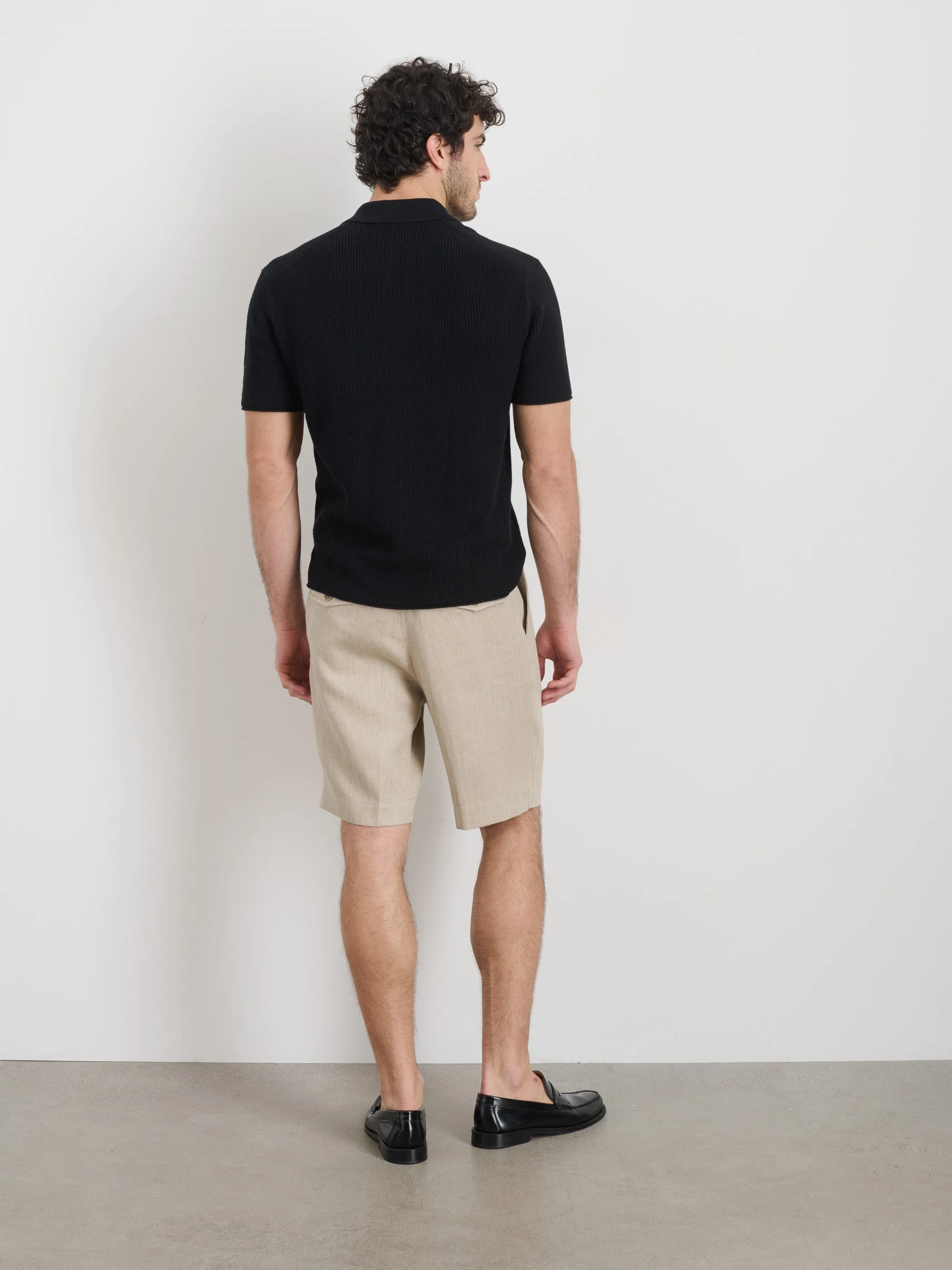 Eastwood Polo in Cotton Linen
