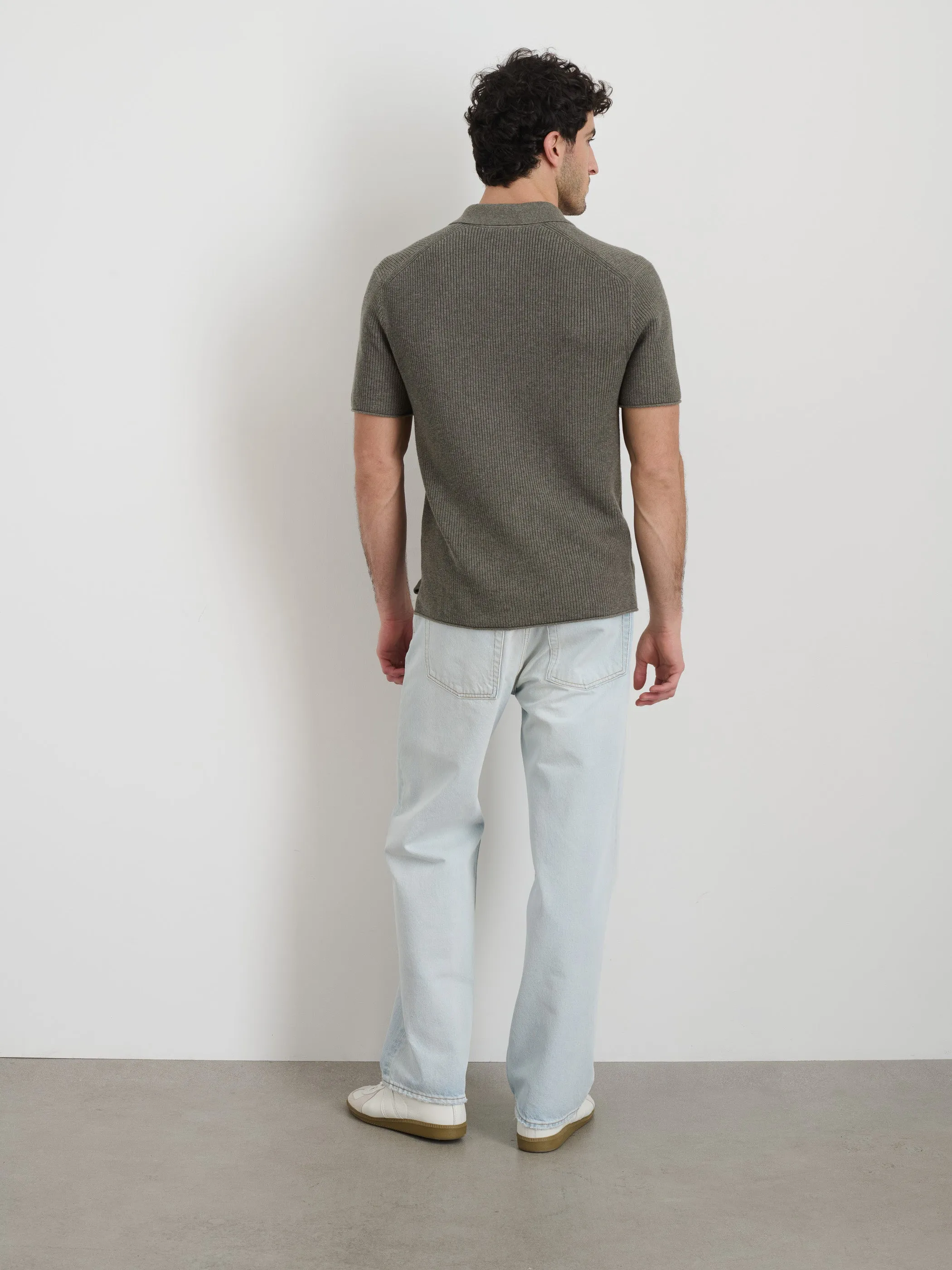 Eastwood Polo in Cotton Linen
