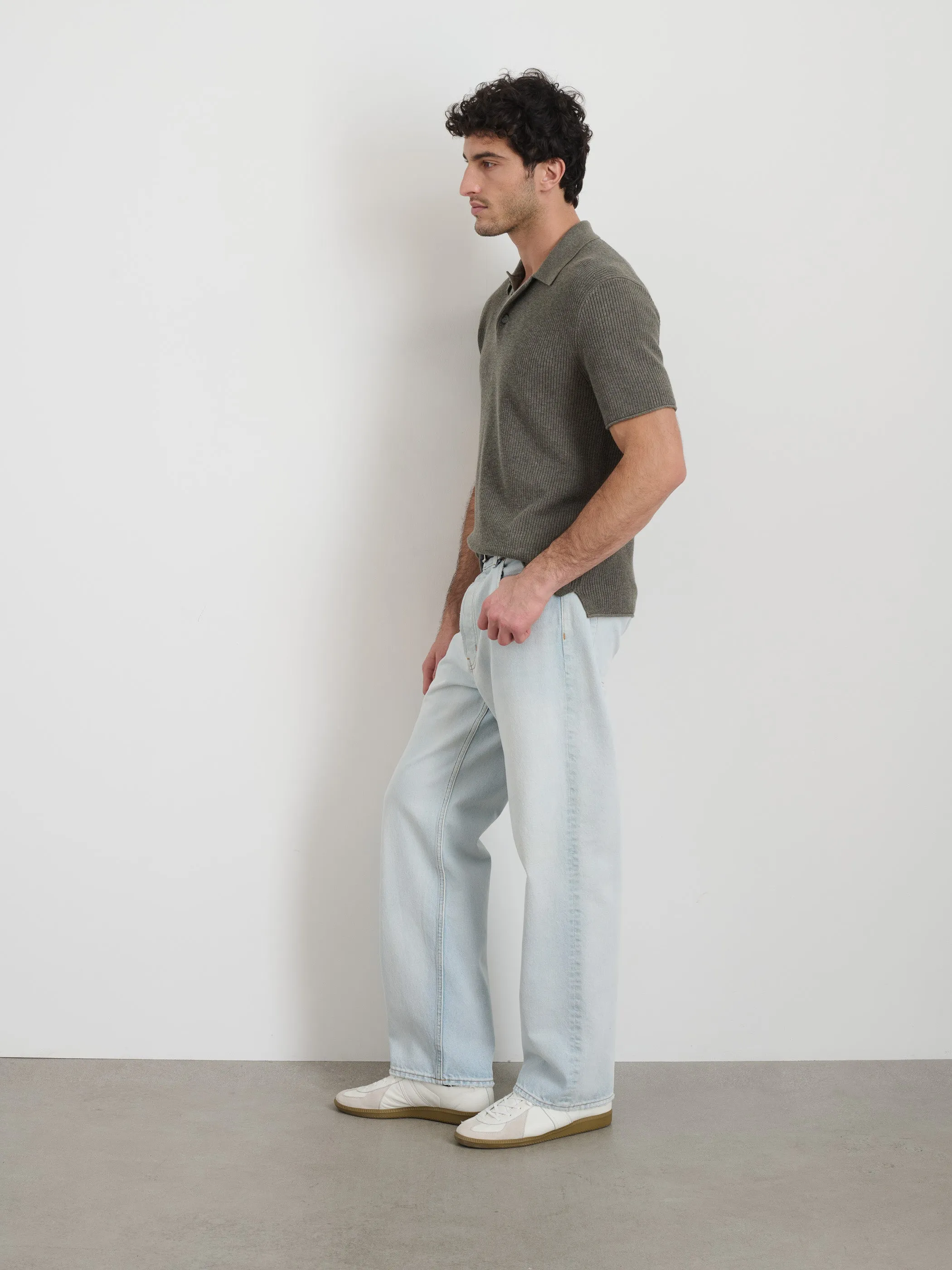 Eastwood Polo in Cotton Linen