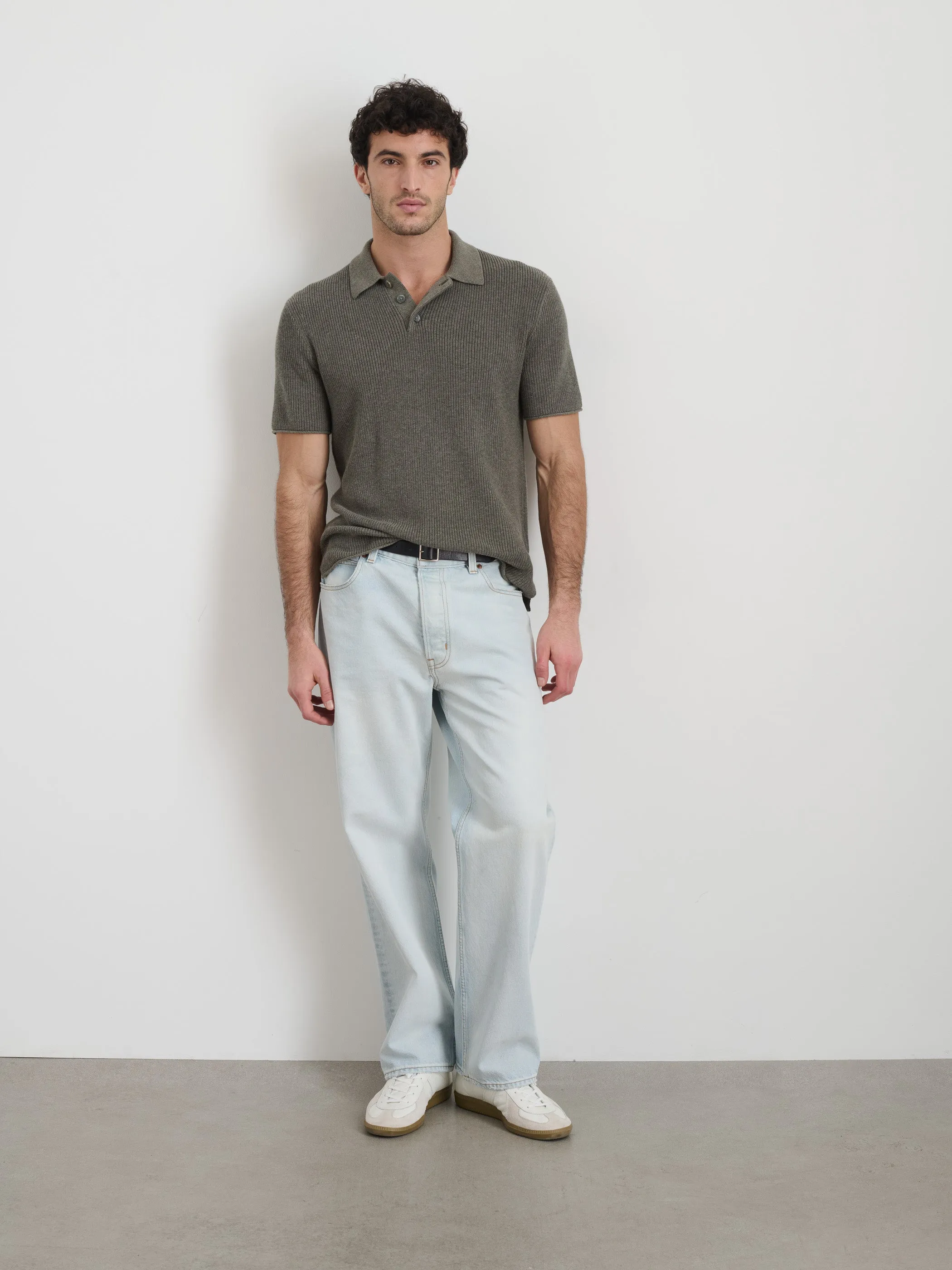 Eastwood Polo in Cotton Linen
